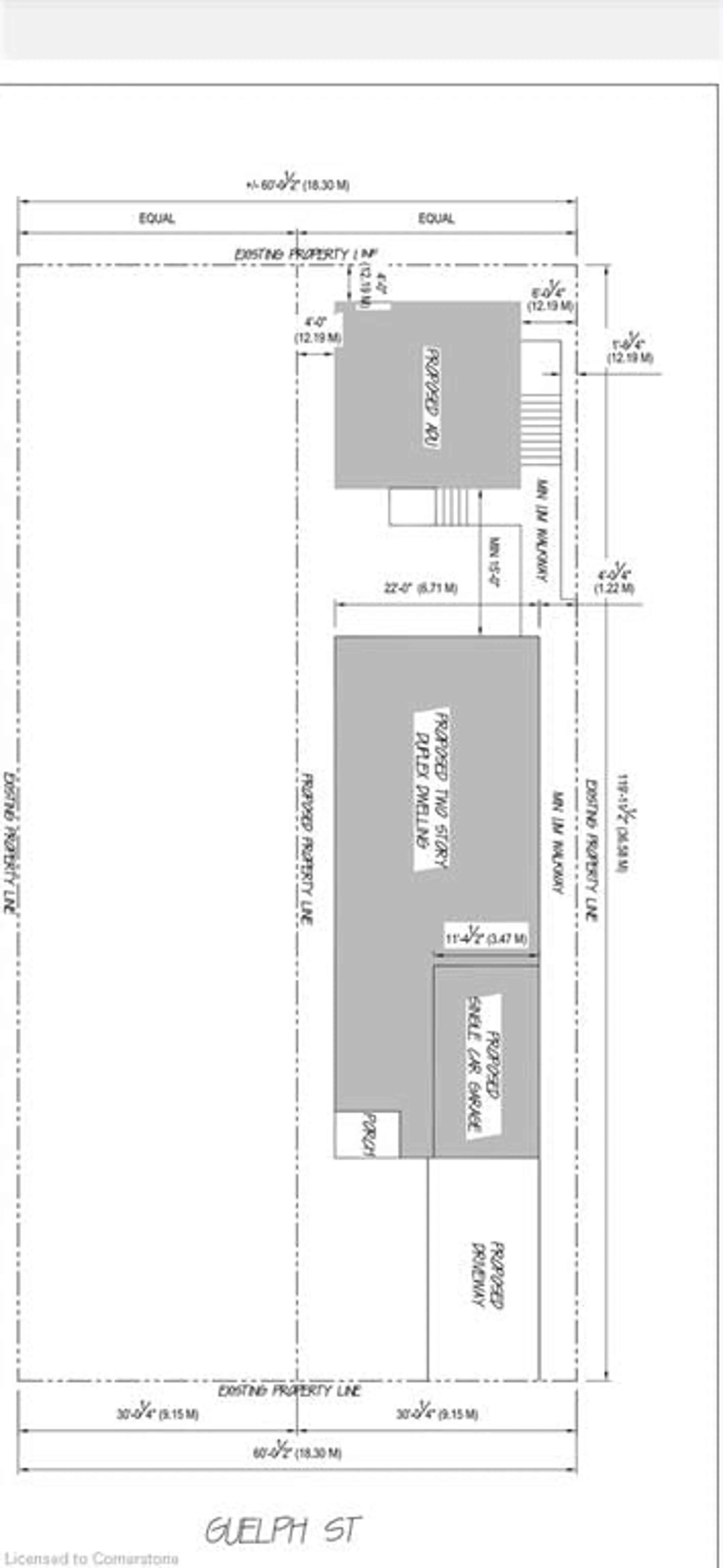 Floor plan for 578 Guelph St, Kitchener Ontario N2H 5Y4