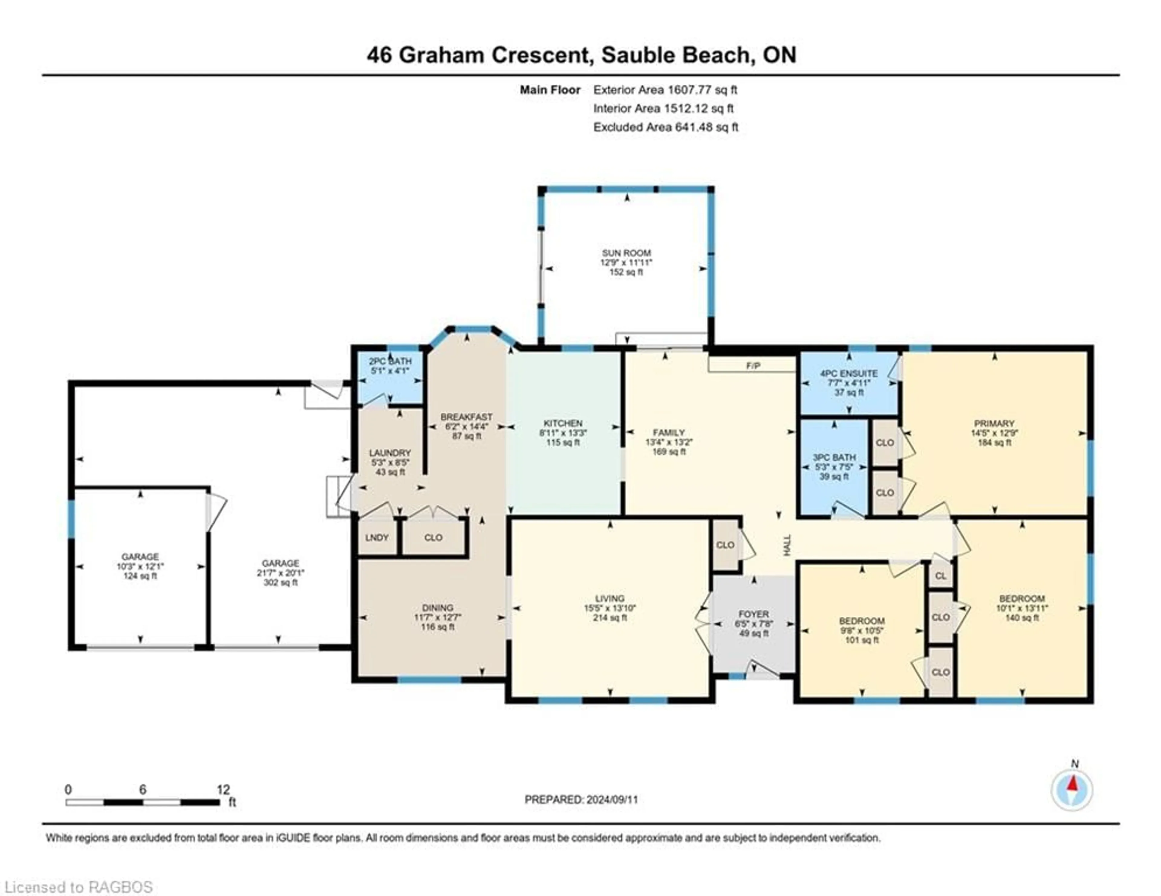 Floor plan for 46 Graham Cres, Sauble Beach Ontario N0H 2G0