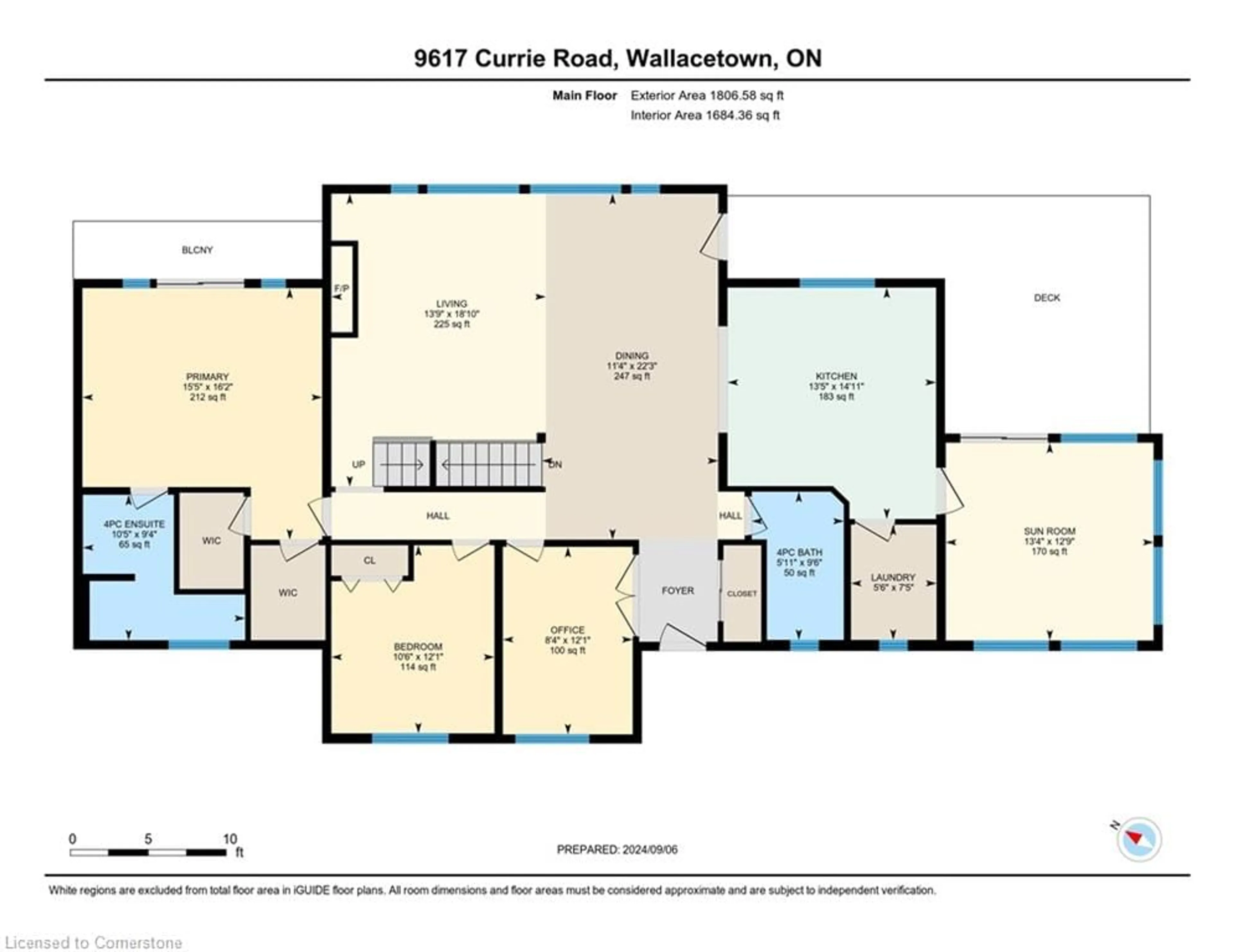 Floor plan for 9617 Currie Road, Dutton Ontario N0L 2M0