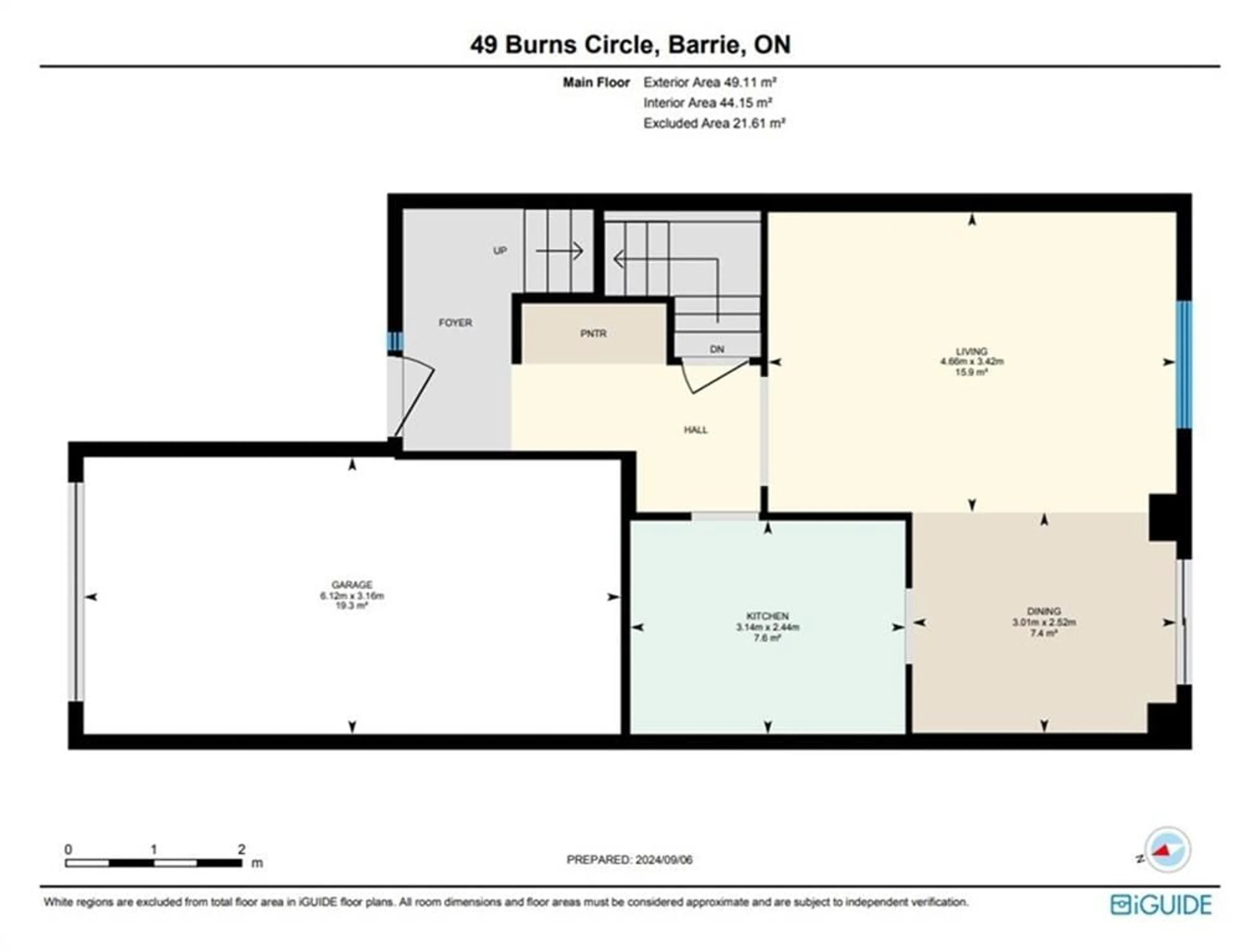 Floor plan for 49 Burns Cir, Barrie Ontario L4N 5J8