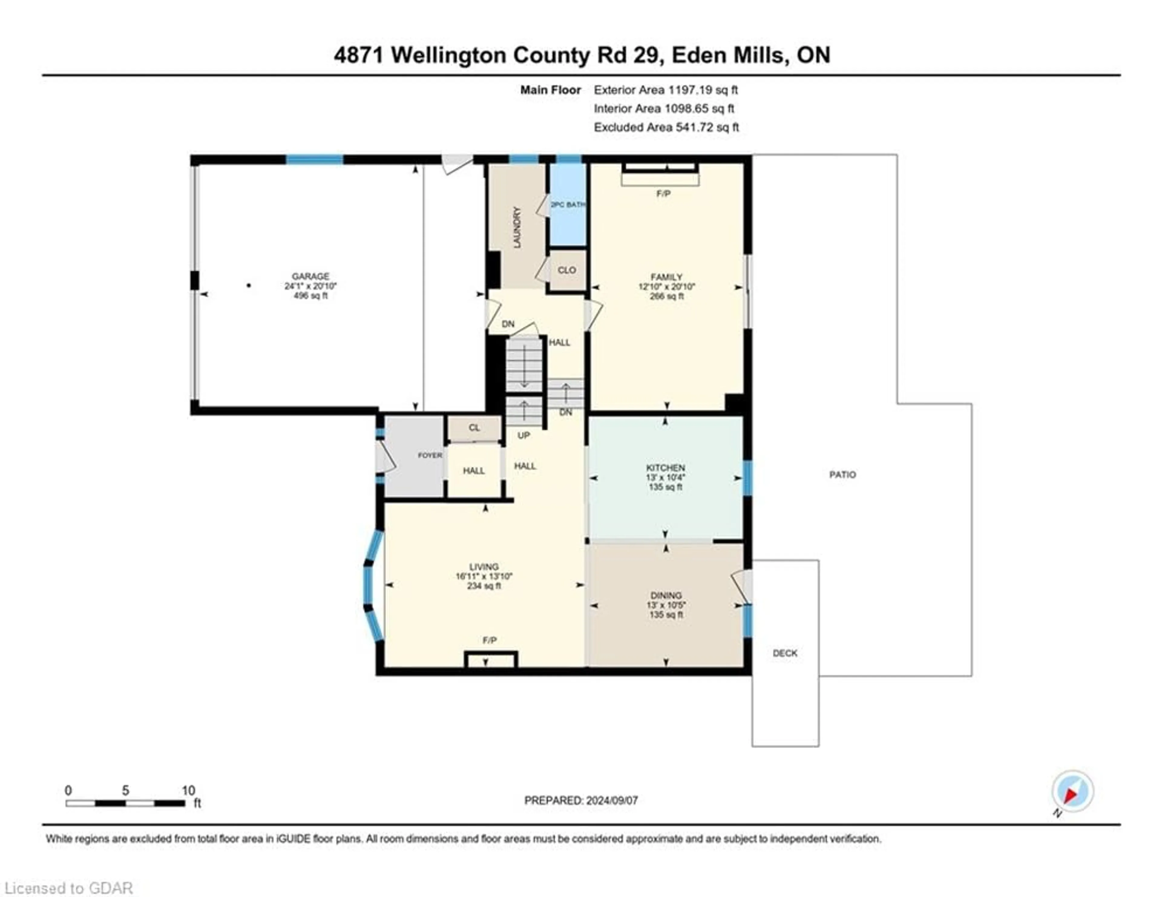 Floor plan for 4871 Wellington Rd 29 Rd, Guelph/Eramosa Ontario N1H 6H8