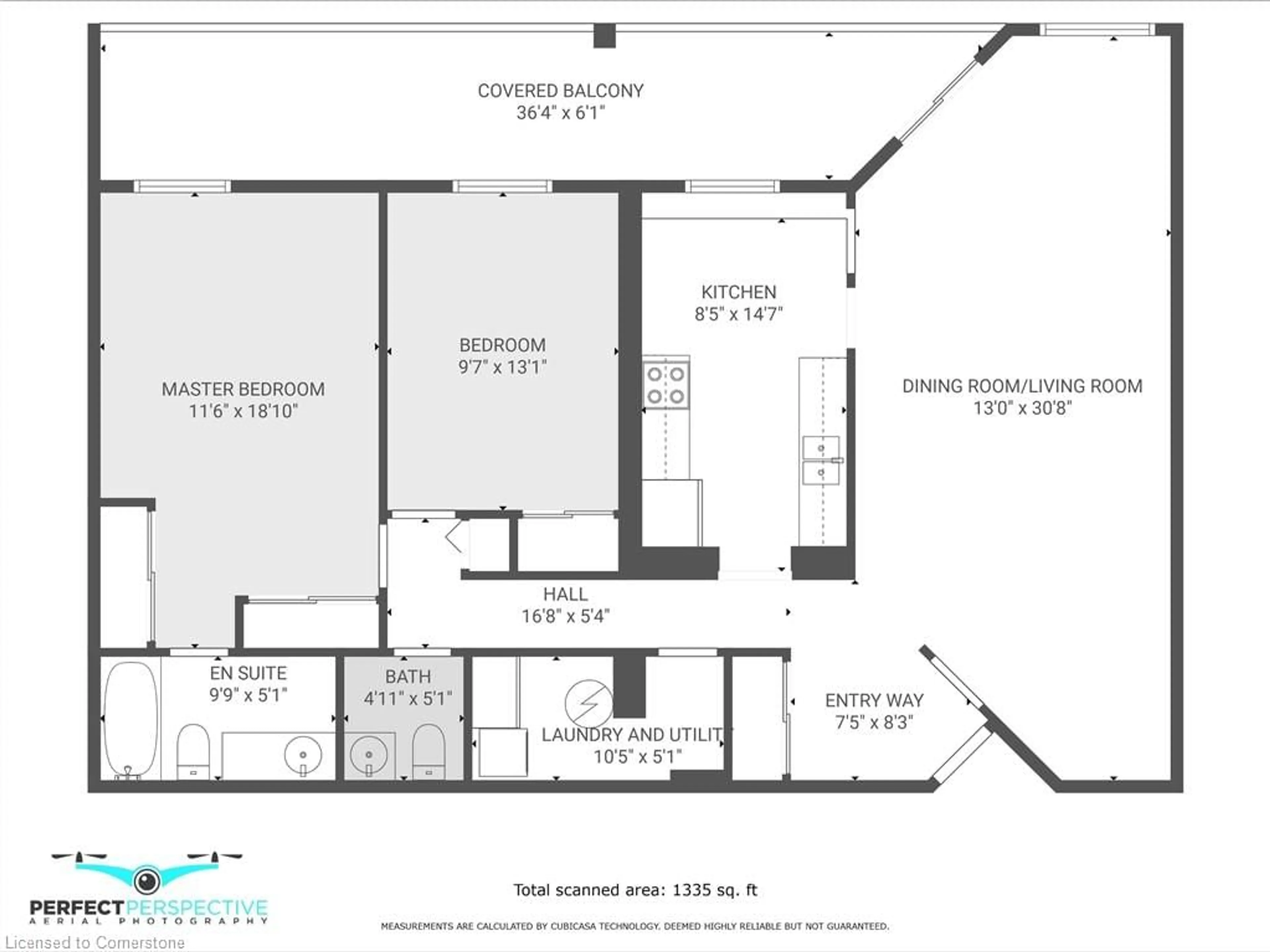 Floor plan for 11 Mill Pond Crt #605, Simcoe Ontario N3Y 5J5