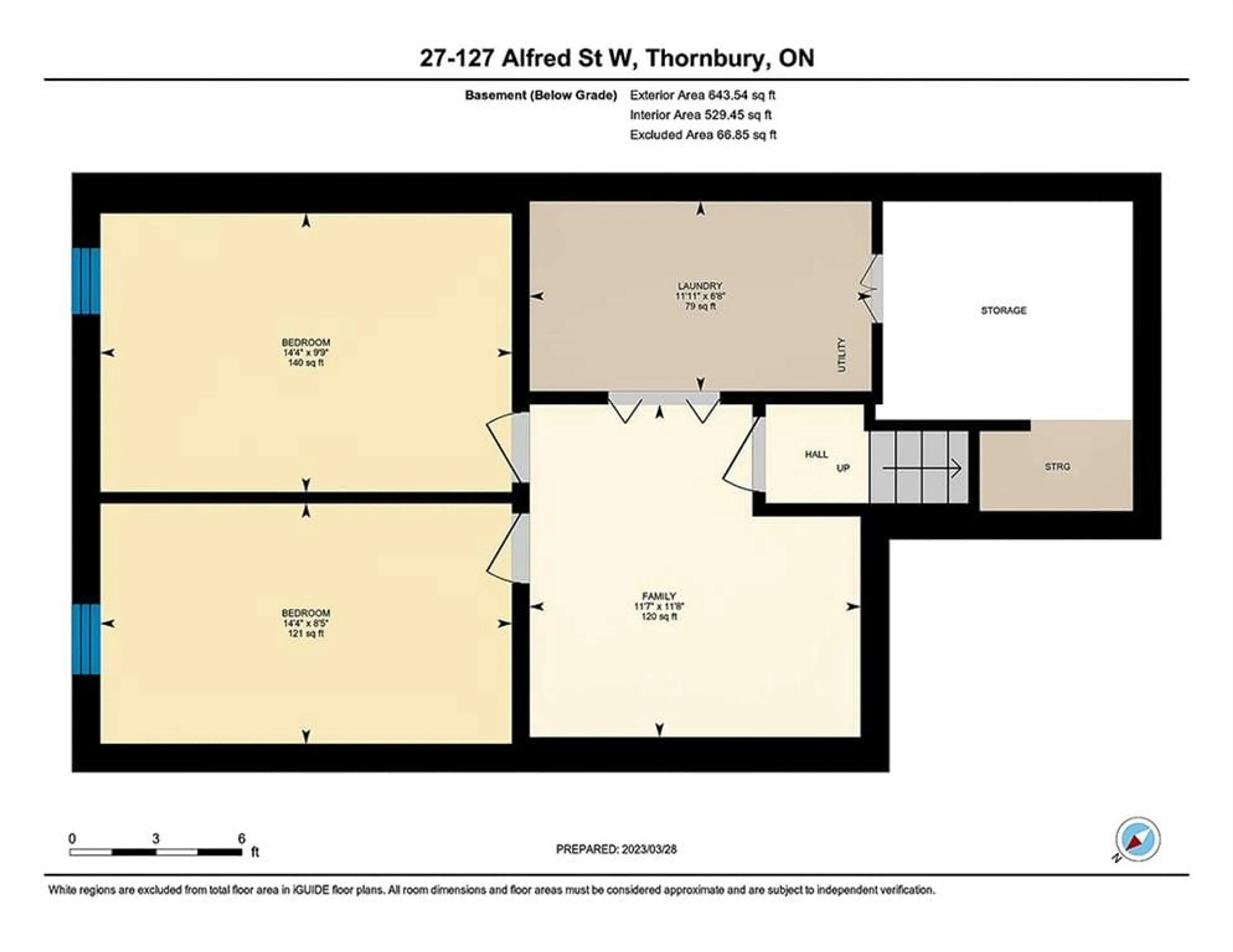 Floor plan for 127 Alfred St #27, Thornbury Ontario N0H 2P0