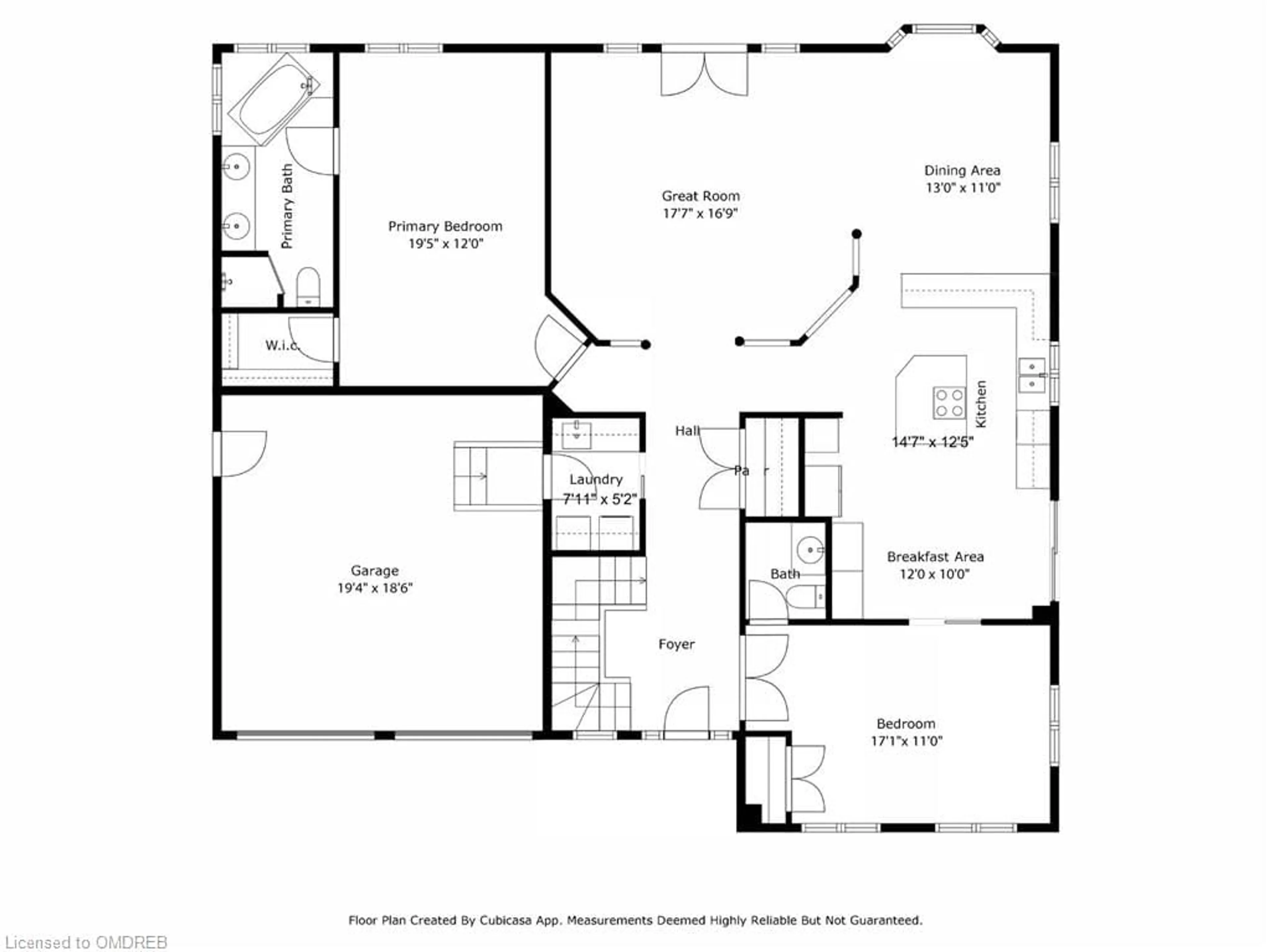 Floor plan for 1405 Lorne Park Rd #190, Mississauga Ontario L5H 3B2