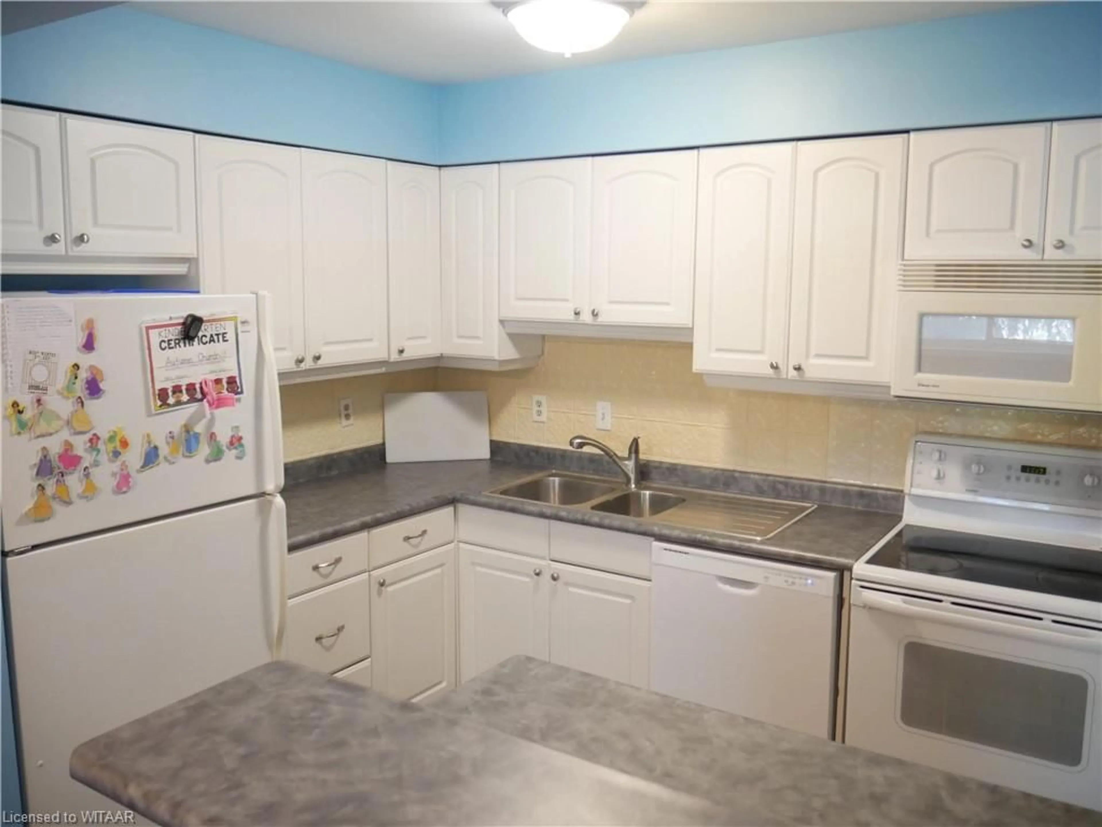 Standard kitchen, not visible floor, cottage for 171 Ferguson Dr #5, Woodstock Ontario N4V 1A5