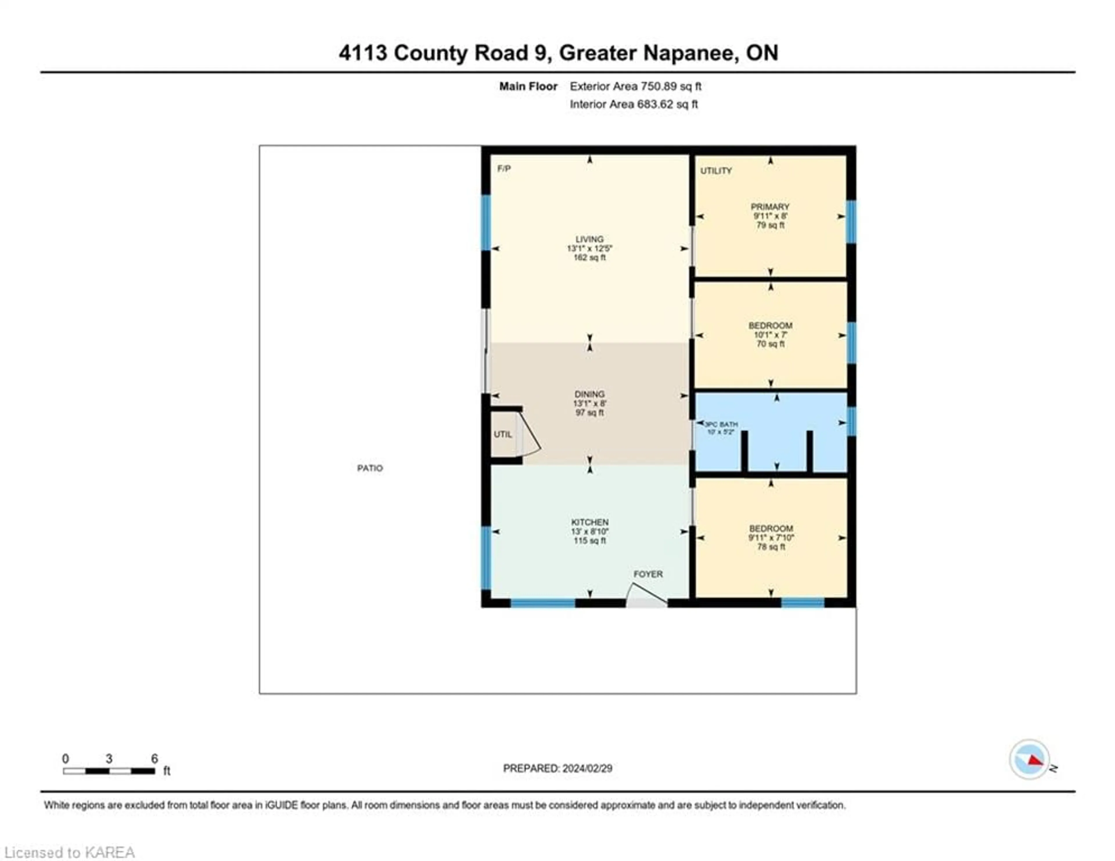 Floor plan for 4113 County Rd 9, Napanee Ontario K7R 3K8