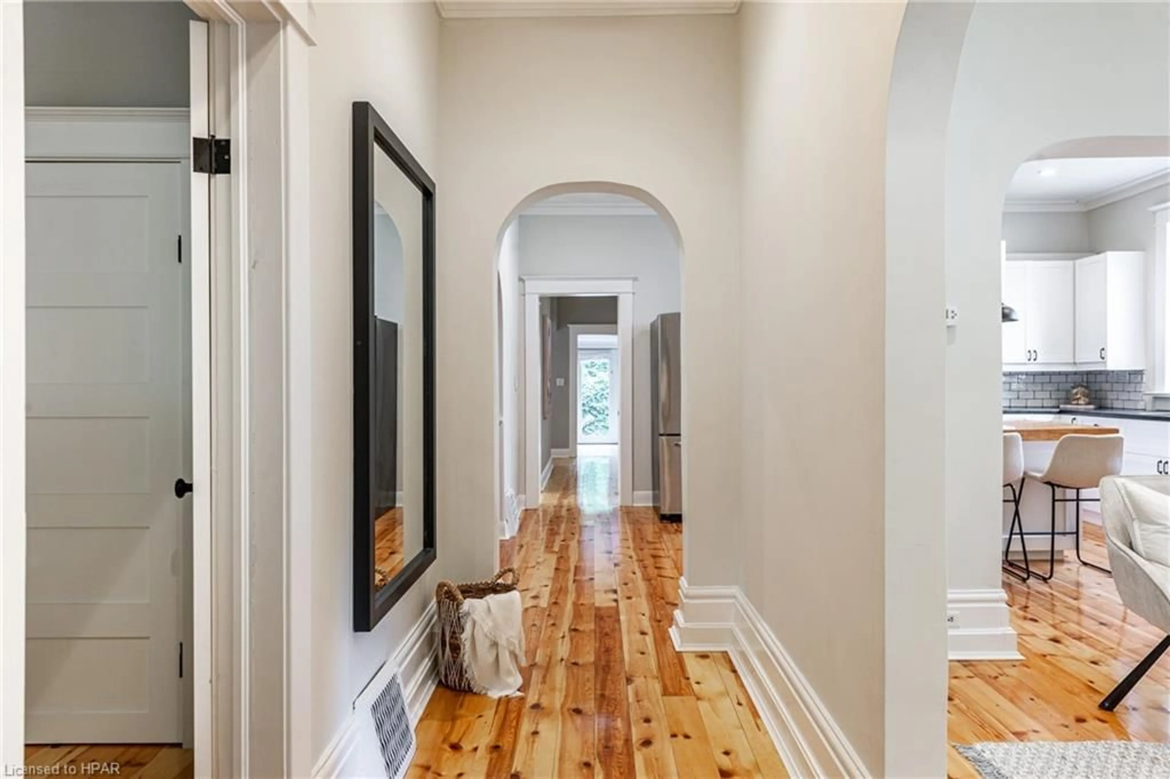 Indoor entryway, wood floors for 138 Nile St, Stratford Ontario N5A 4E2