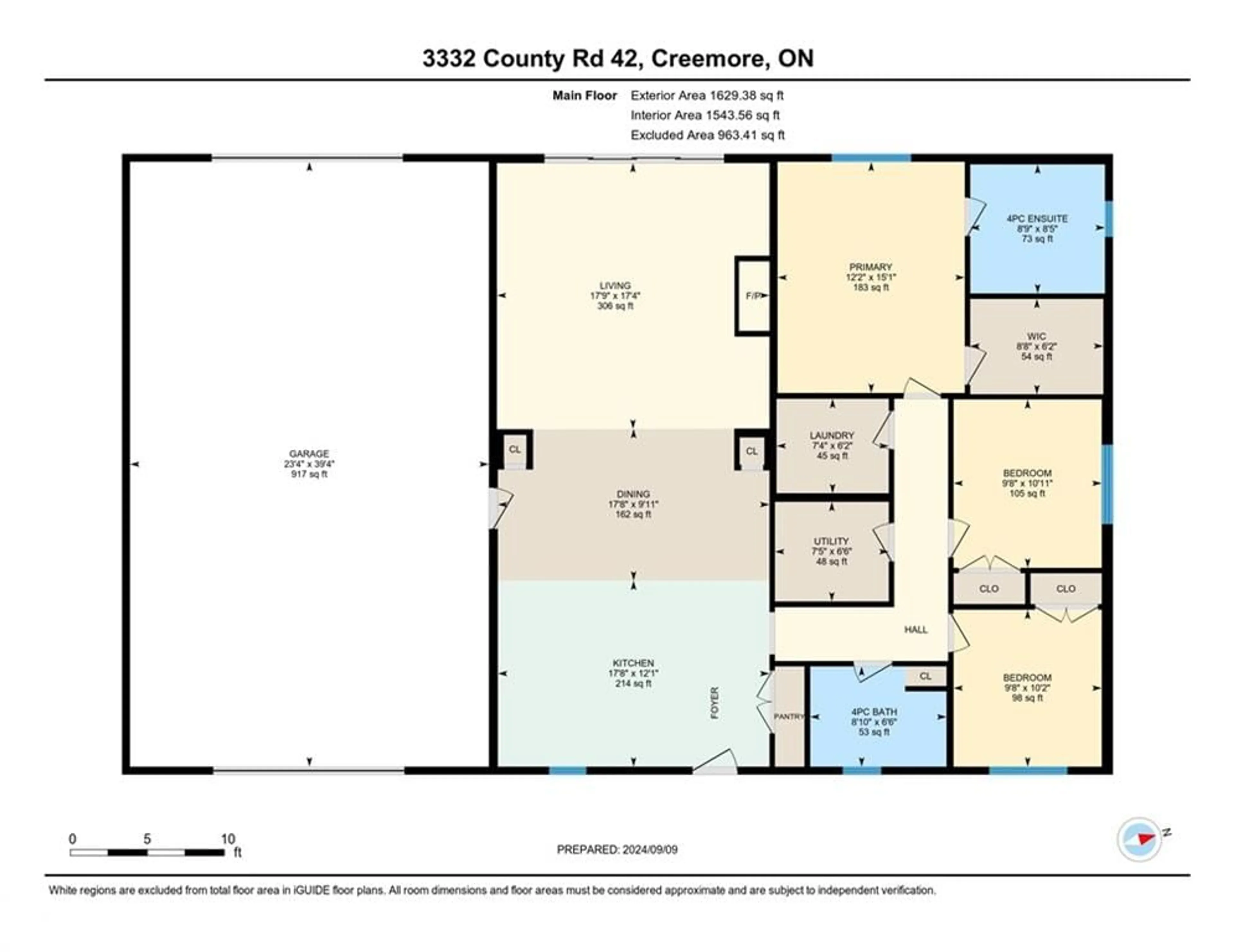 Floor plan for 3332 County Road 42, Creemore Ontario L0M 1G0