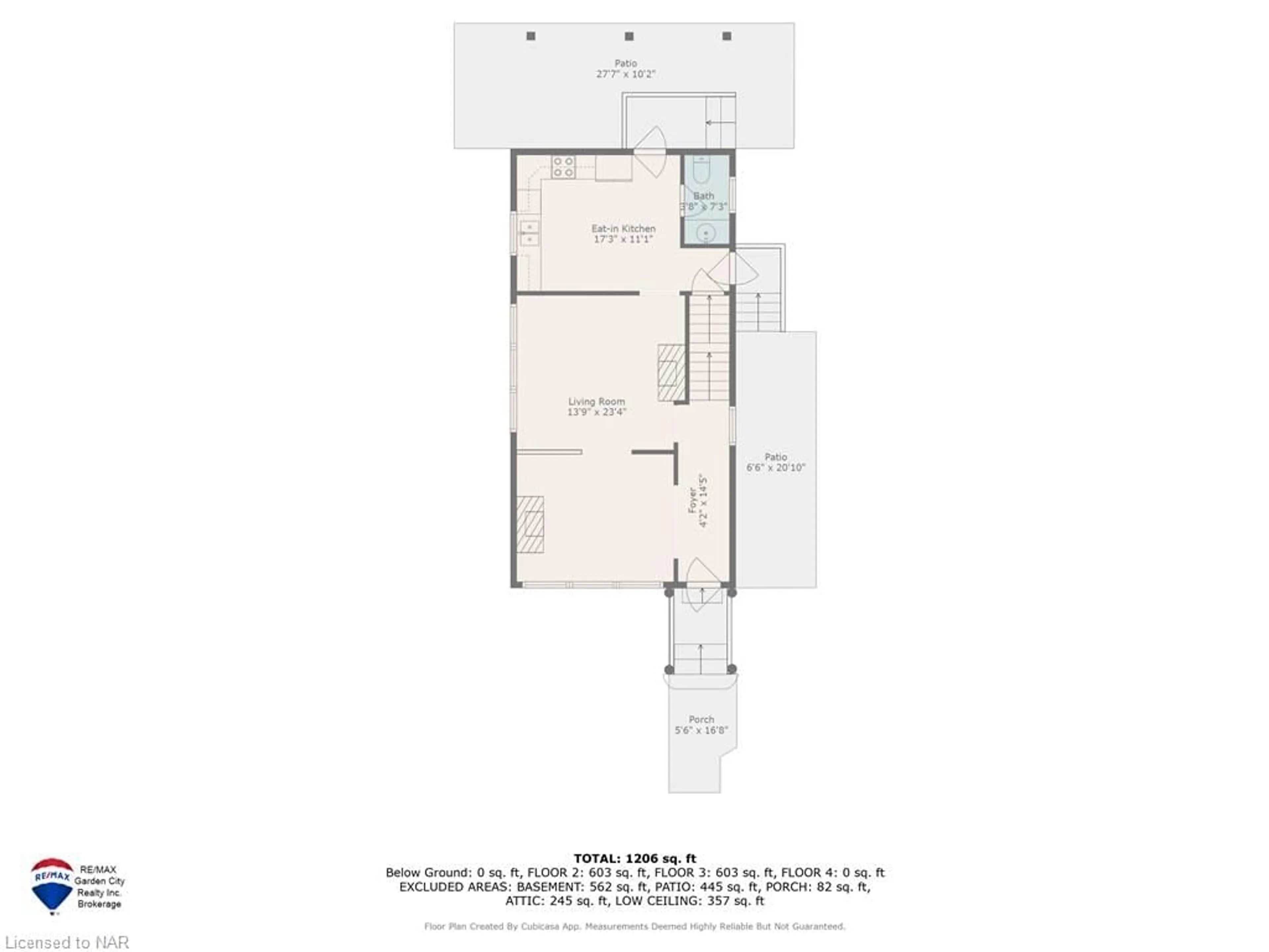 Floor plan for 111 Lake St, St. Catharines Ontario L2R 5X7