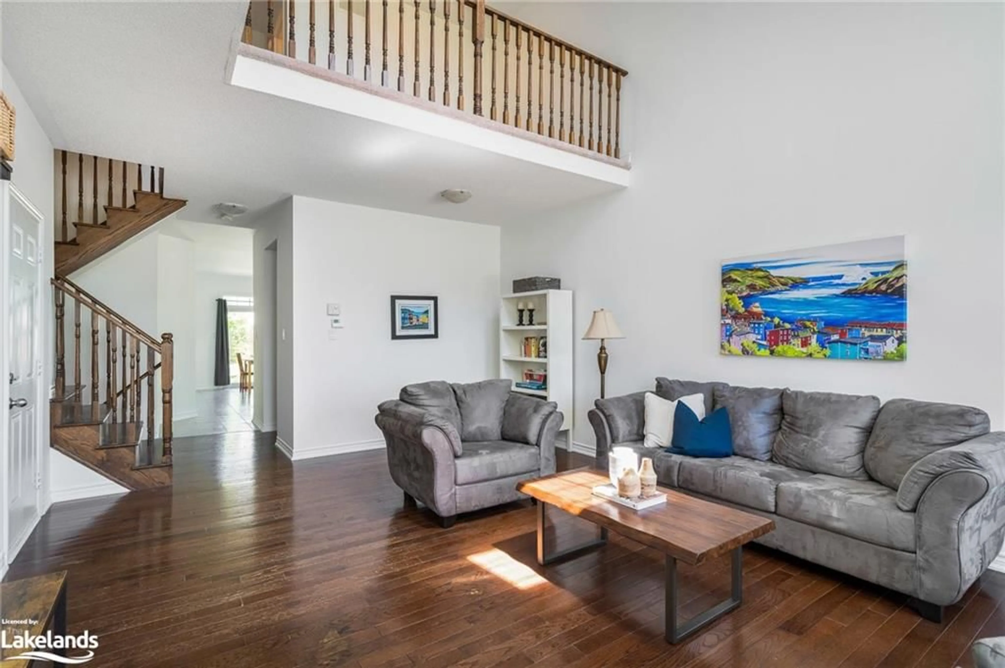 Living room, wood floors for 22 Providence Way #PW, Wasaga Beach Ontario L9Z 0G3