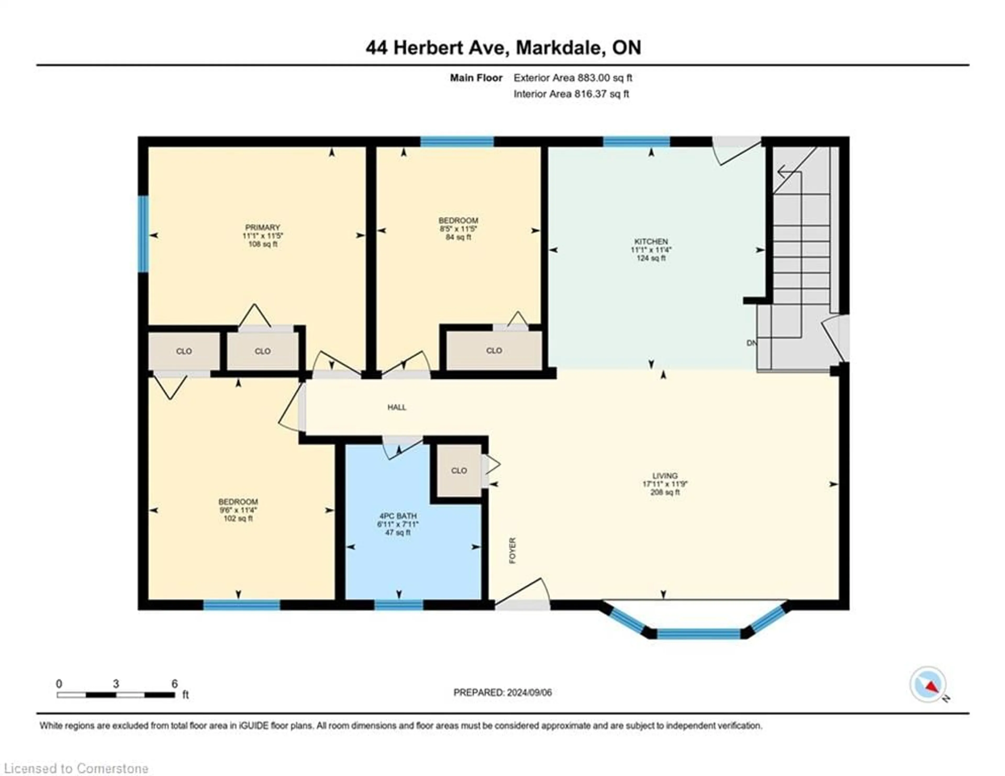 Floor plan for 44 Herbert Ave, Markdale Ontario N0C 1H0