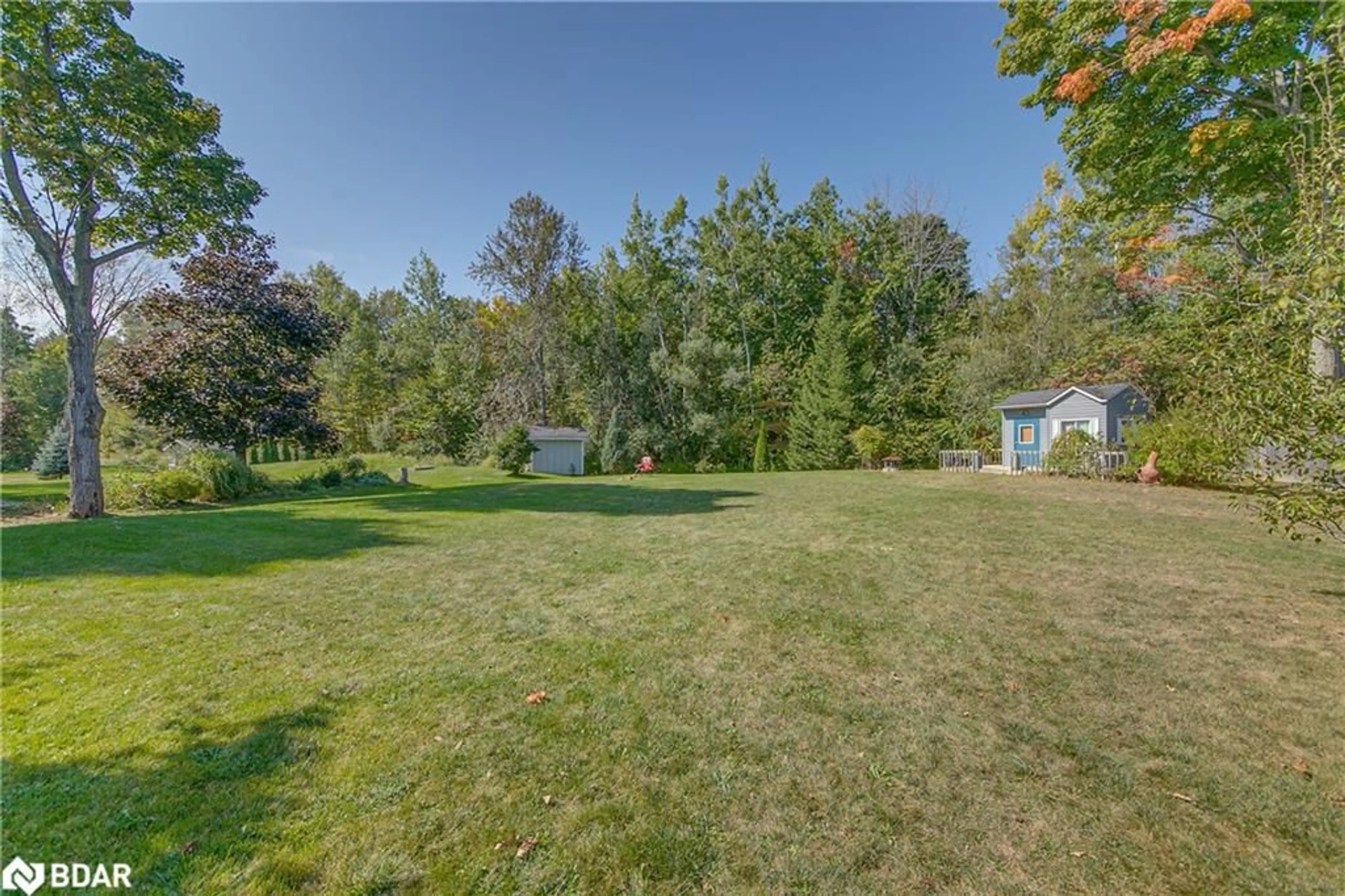 Patio, the fenced backyard for 3684 Kimberley St, Innisfil Ontario L9S 2L3