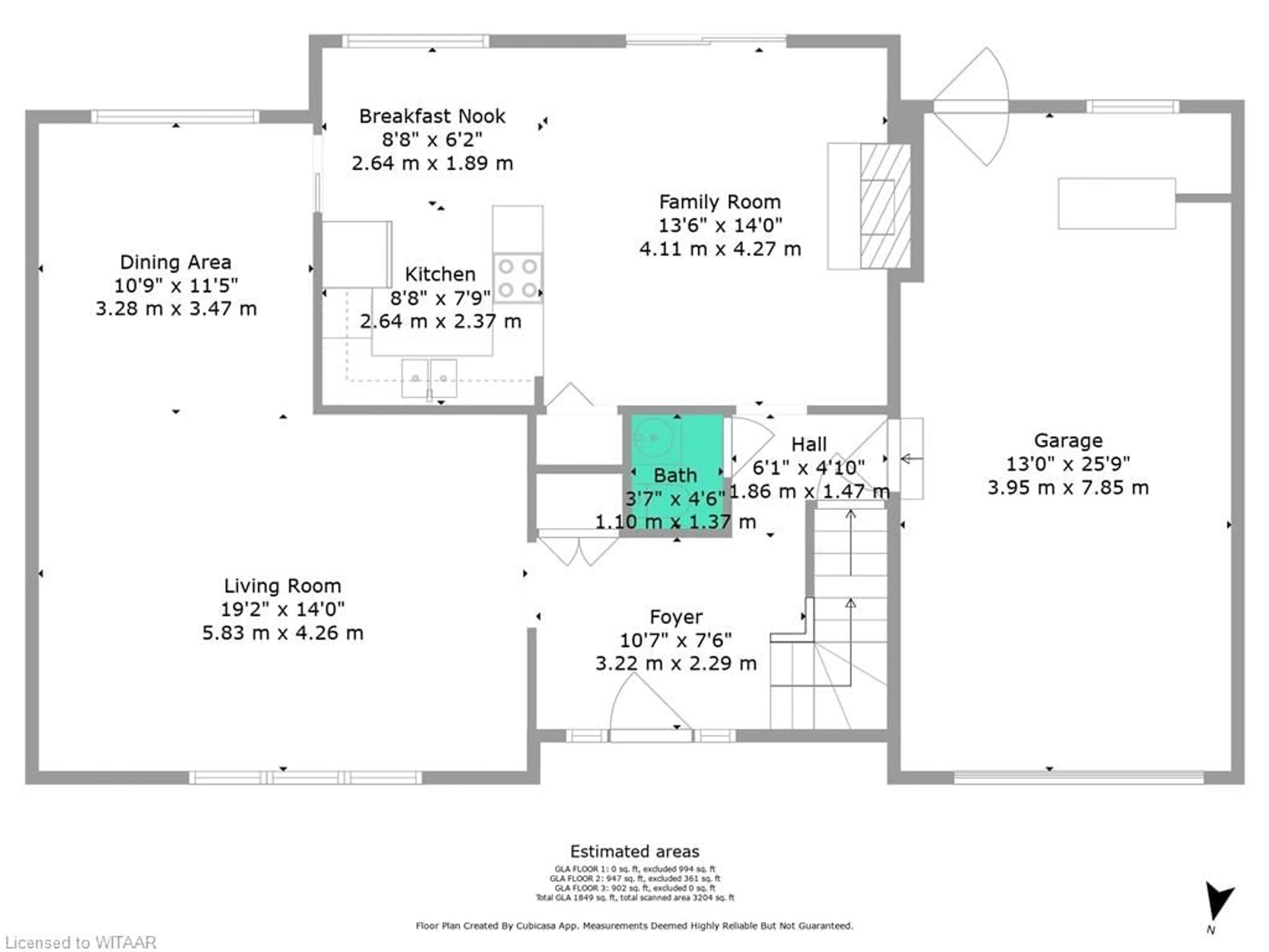 Floor plan for 29 Fairfield Cres, Tillsonburg Ontario N4G 2B5