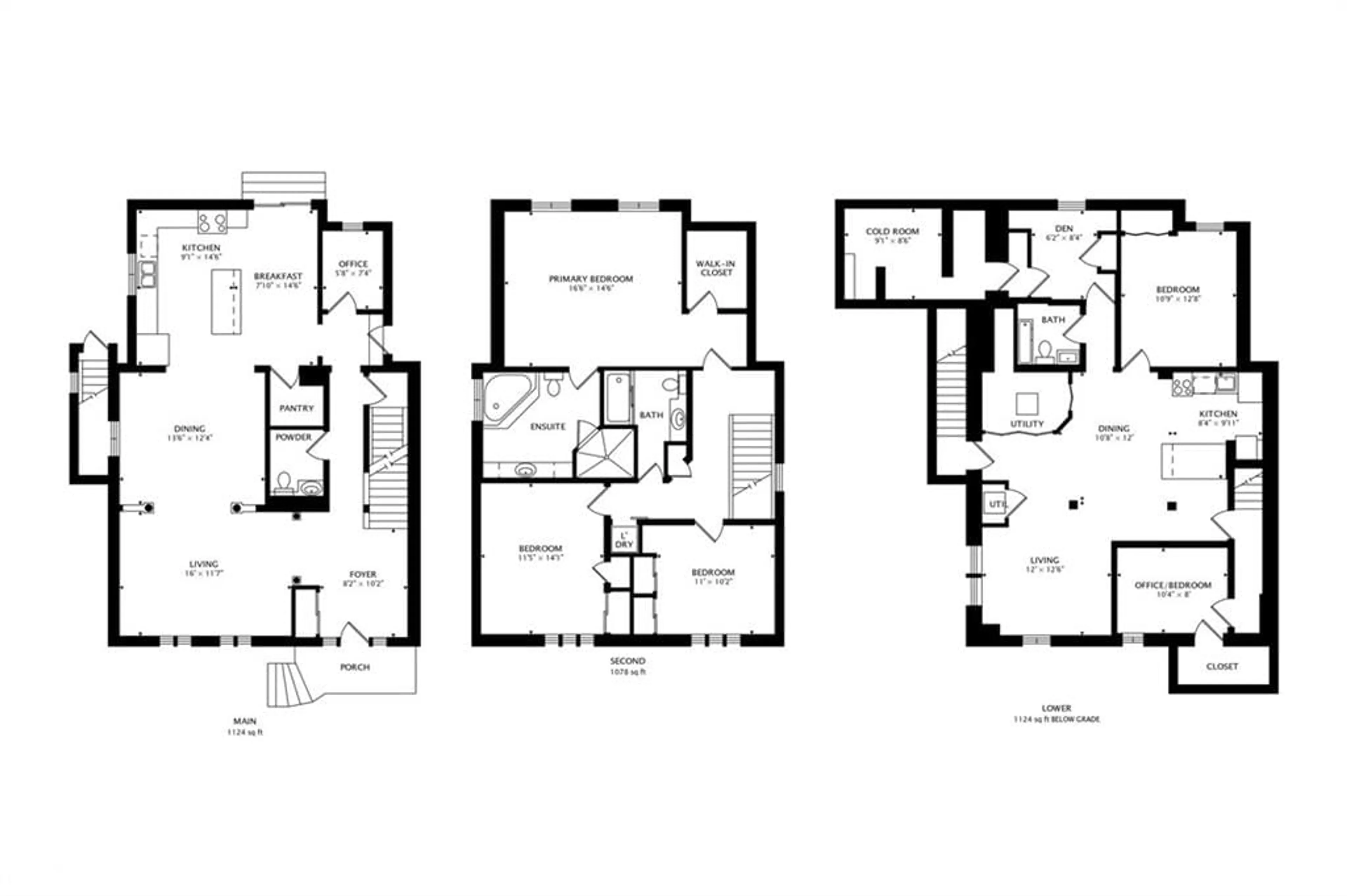 Floor plan for 23 Grove St, Hamilton Ontario L8N 1P4