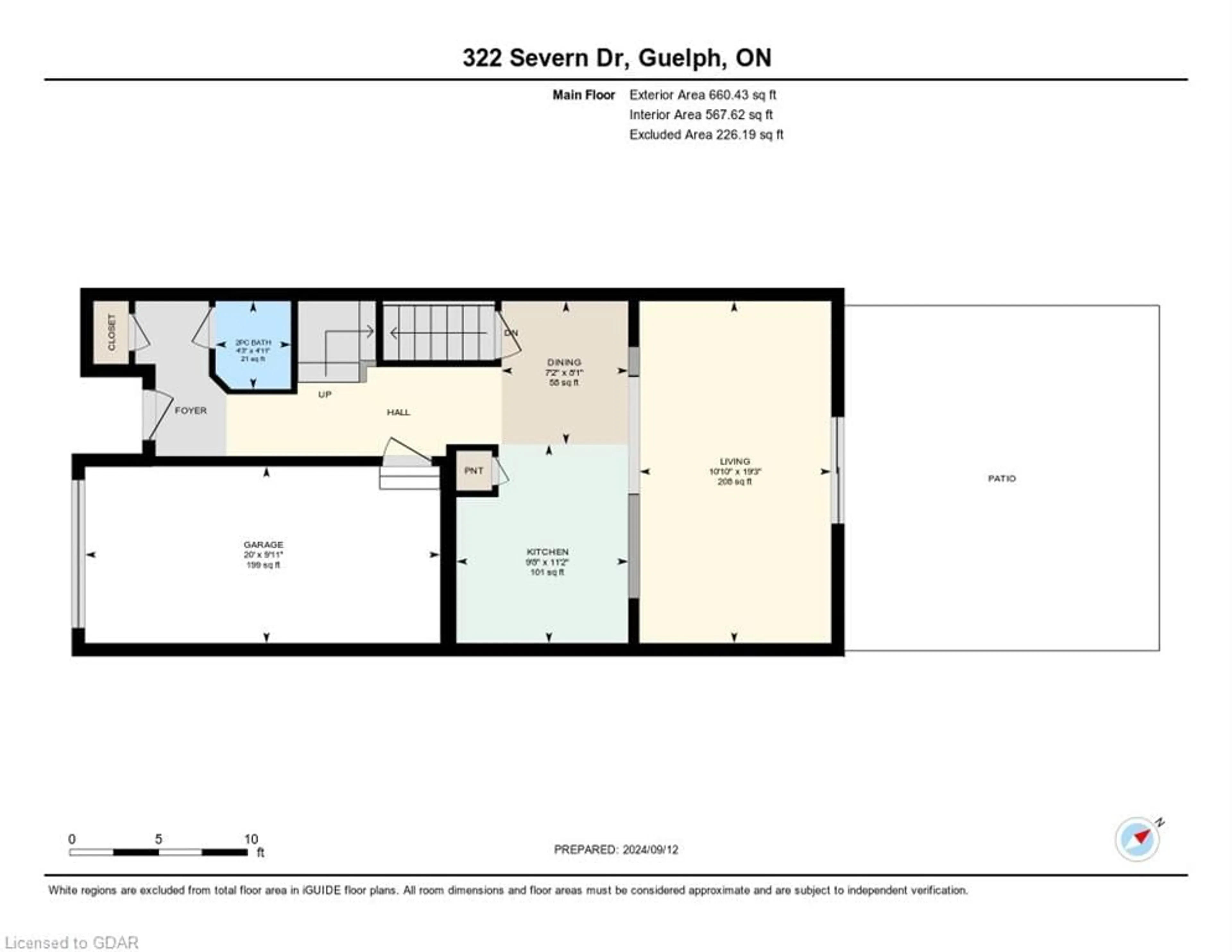 Floor plan for 322 Severn Dr Dr, Guelph Ontario N1E 0E9