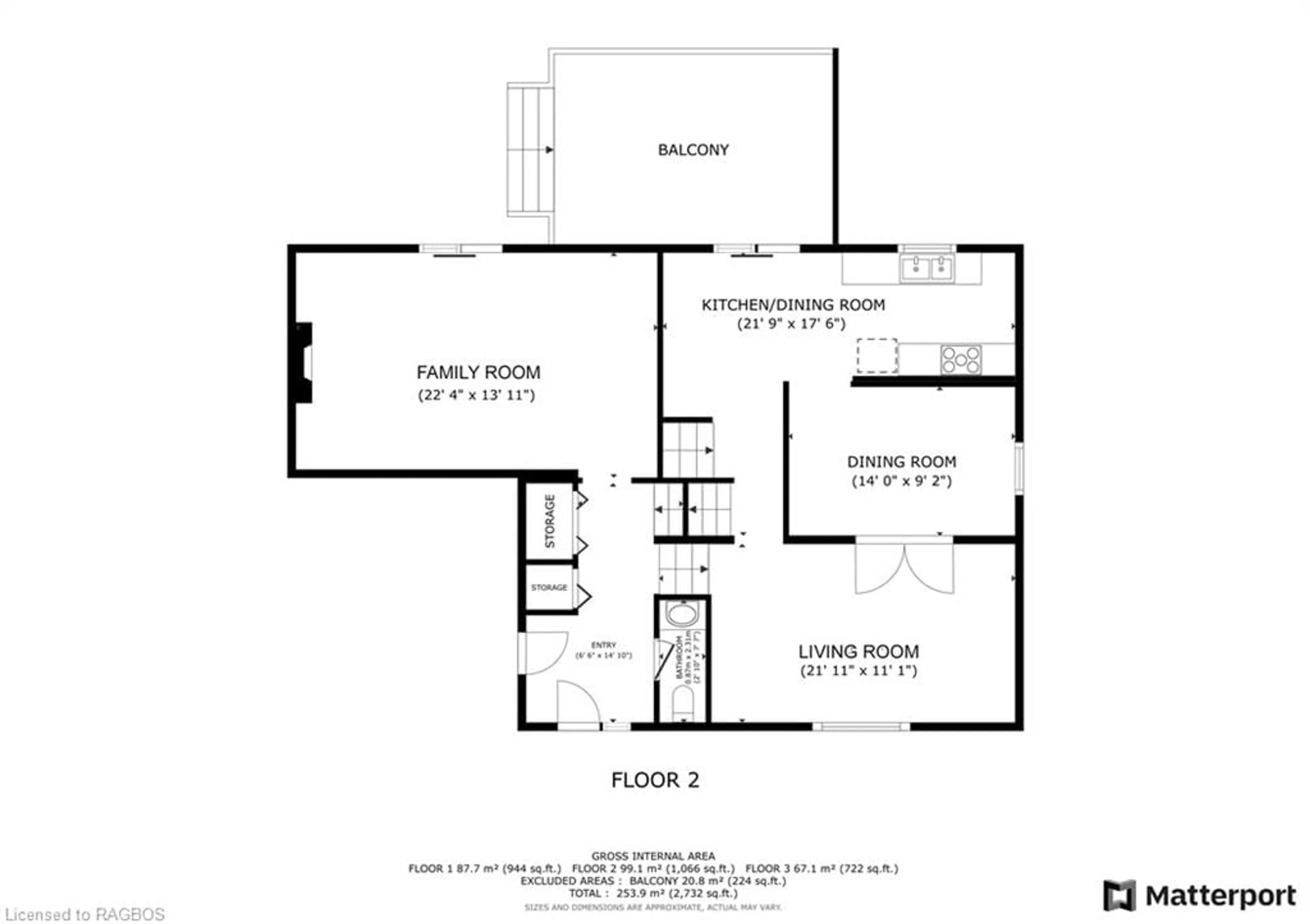 Floor plan for 334 Parkwood Dr, Port Elgin Ontario N0H 2C2