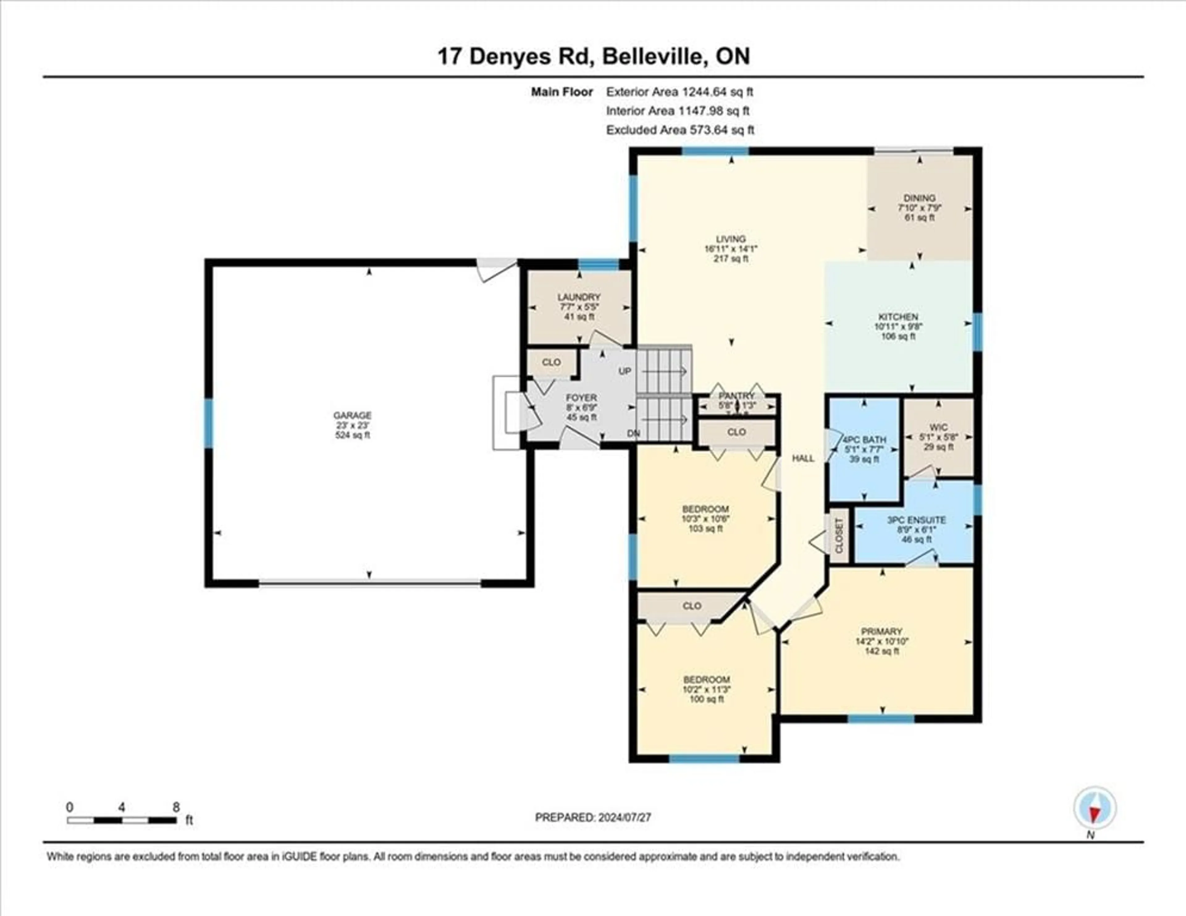 Floor plan for 17 Denyes Rd, Plainfield Ontario K0K 2V0