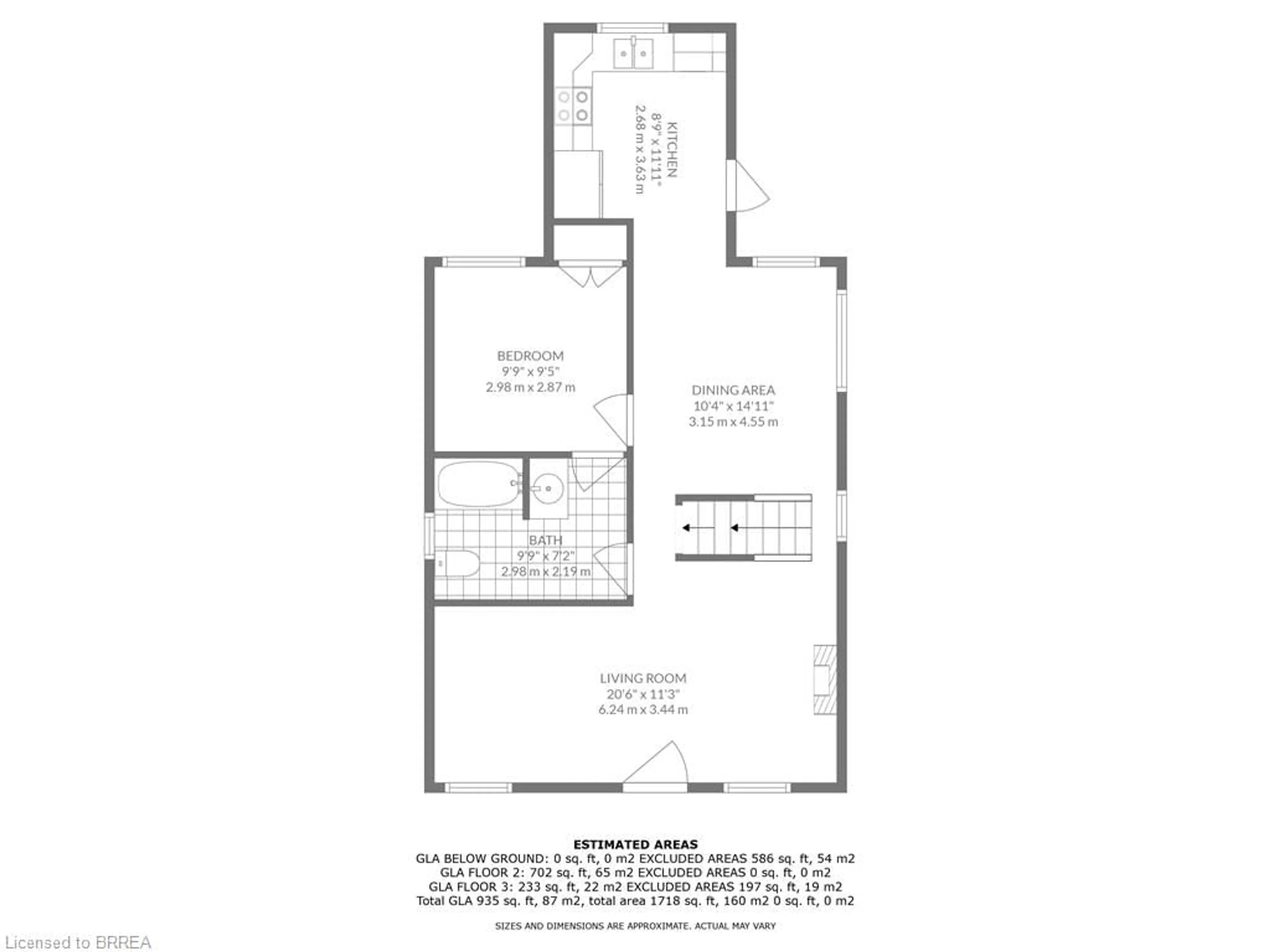 Floor plan for 157 Weir St, Hamilton Ontario L8H 5G1