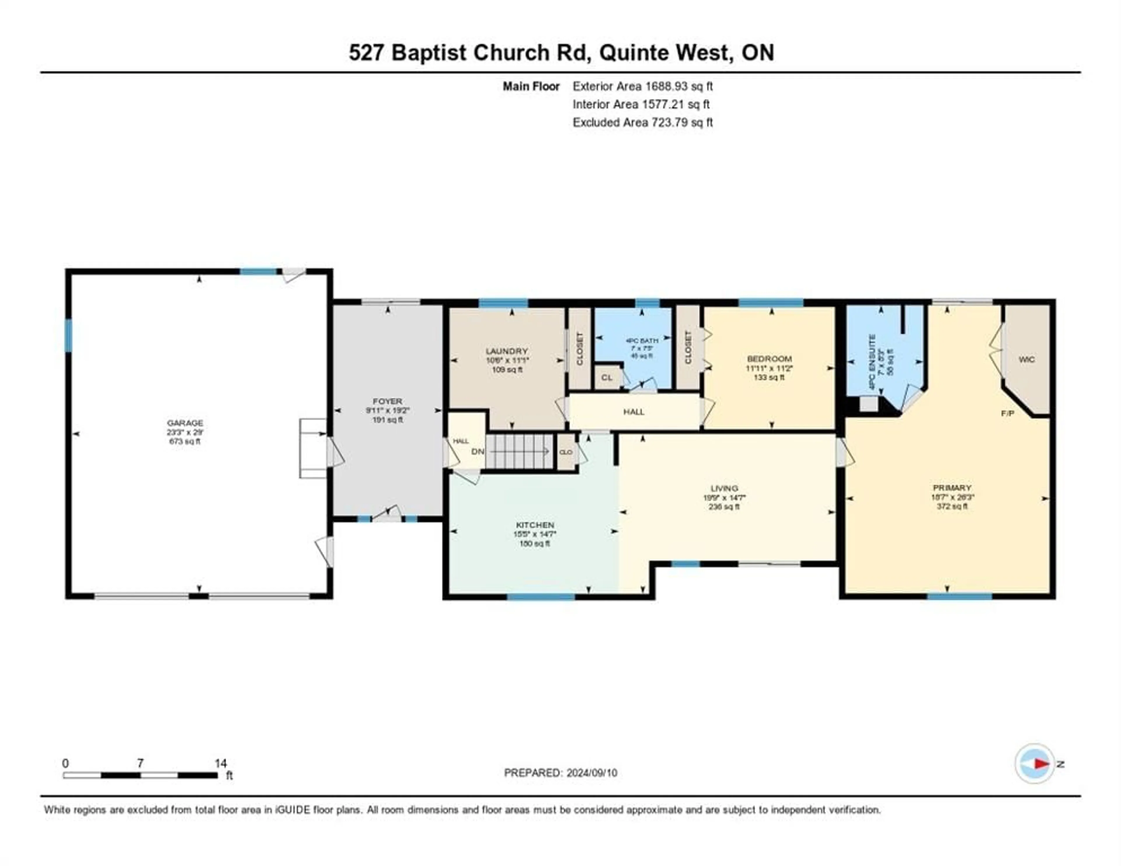 Floor plan for 527 Baptist Church Road, Stirling Ontario K0K 3E0