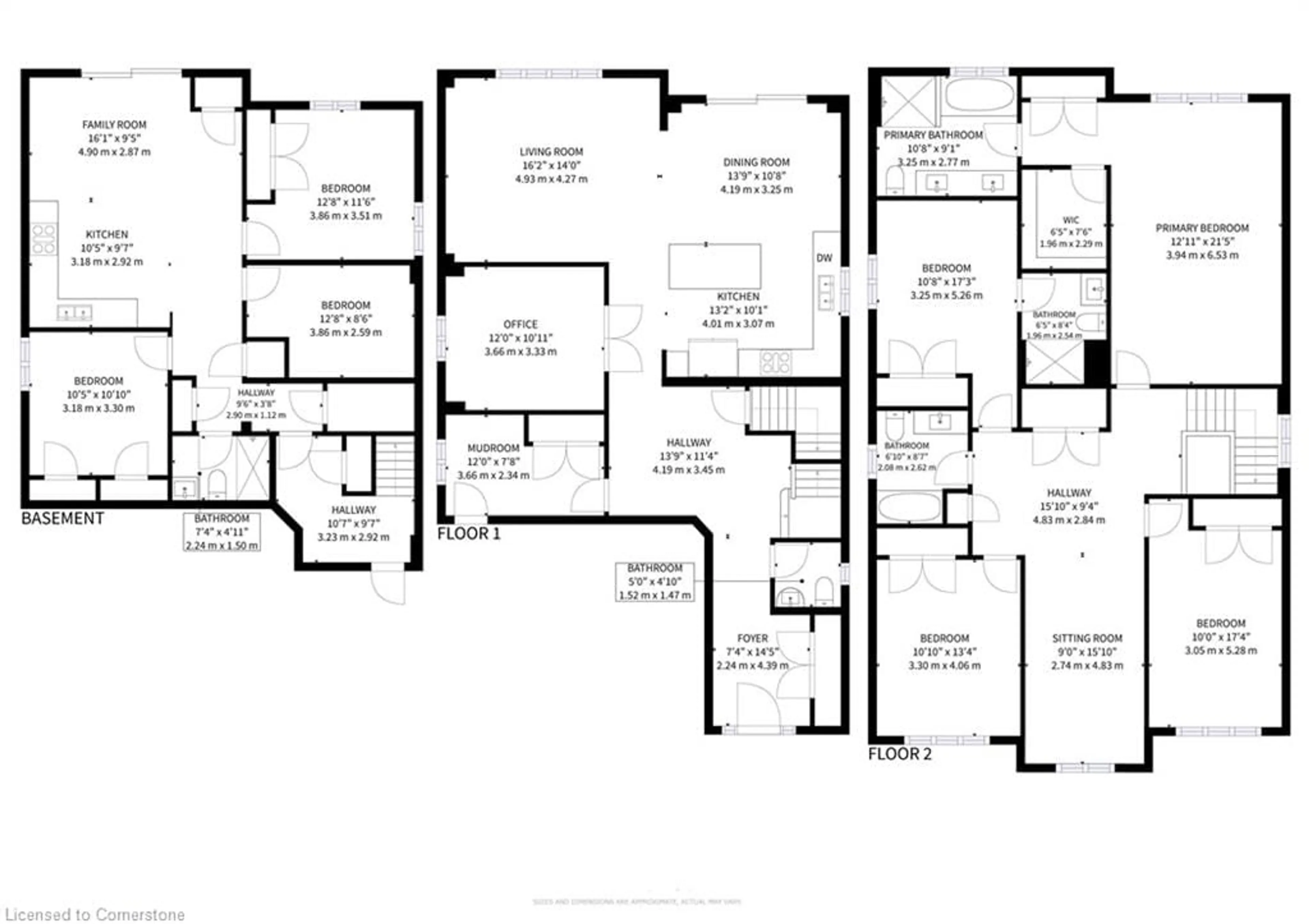 Floor plan for 161 Mountain Holly Crt, Waterloo Ontario N2V 0E1