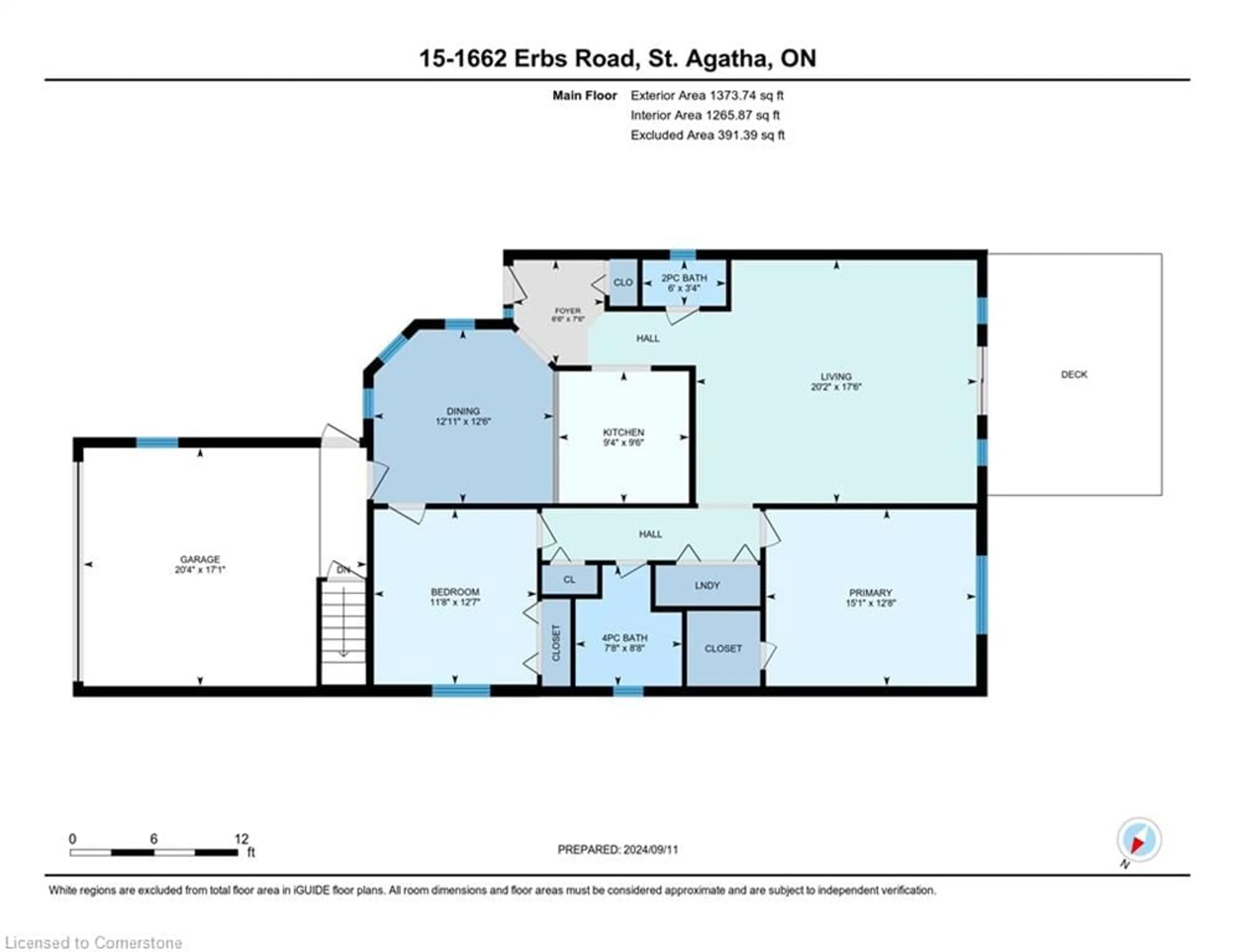 Floor plan for 1662 Erbs Rd #15, St. Agatha Ontario N0B 2L0