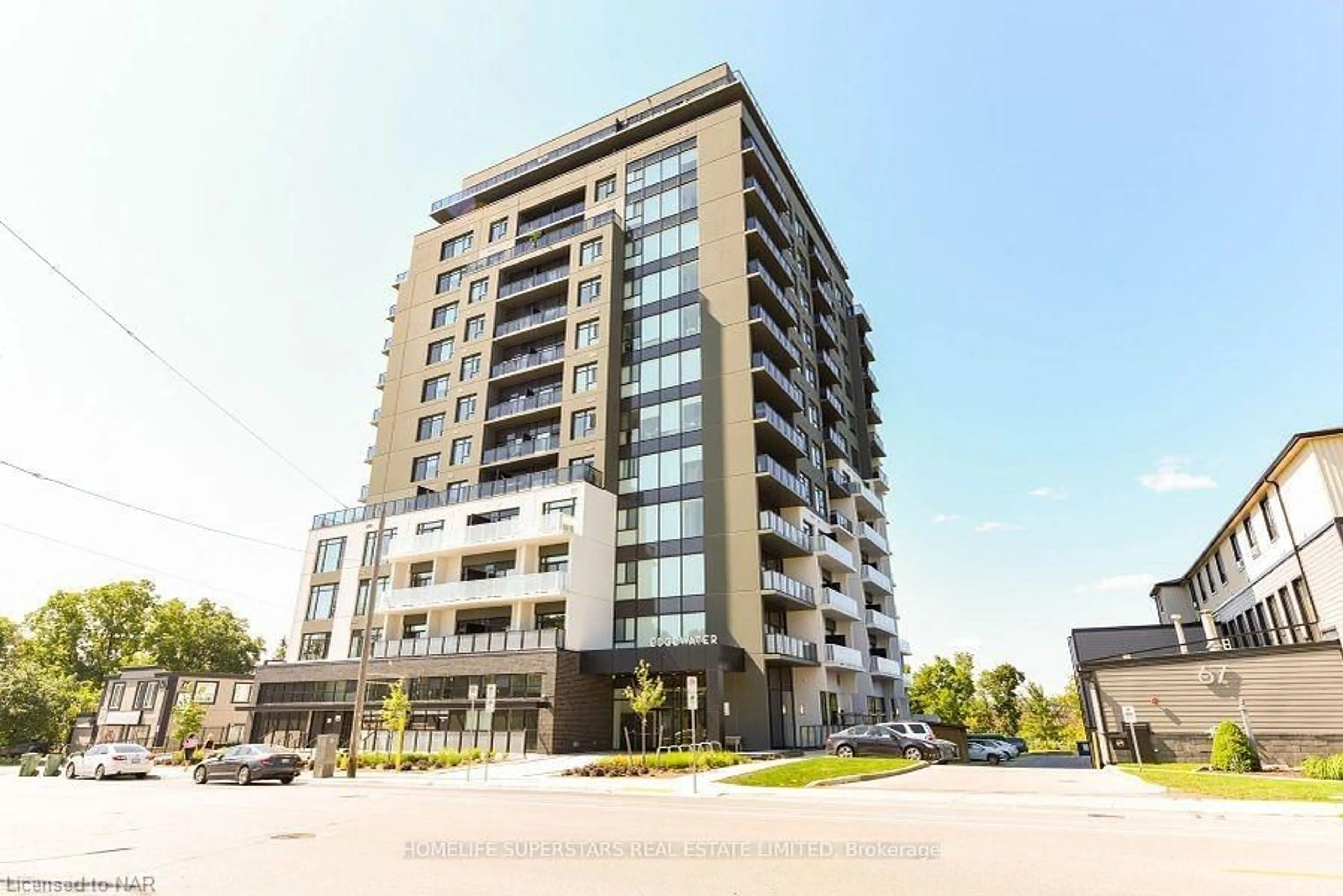 A pic from exterior of the house or condo, the front or back of building for 71 Wyndham St #403, Guelph Ontario N1E 5R3