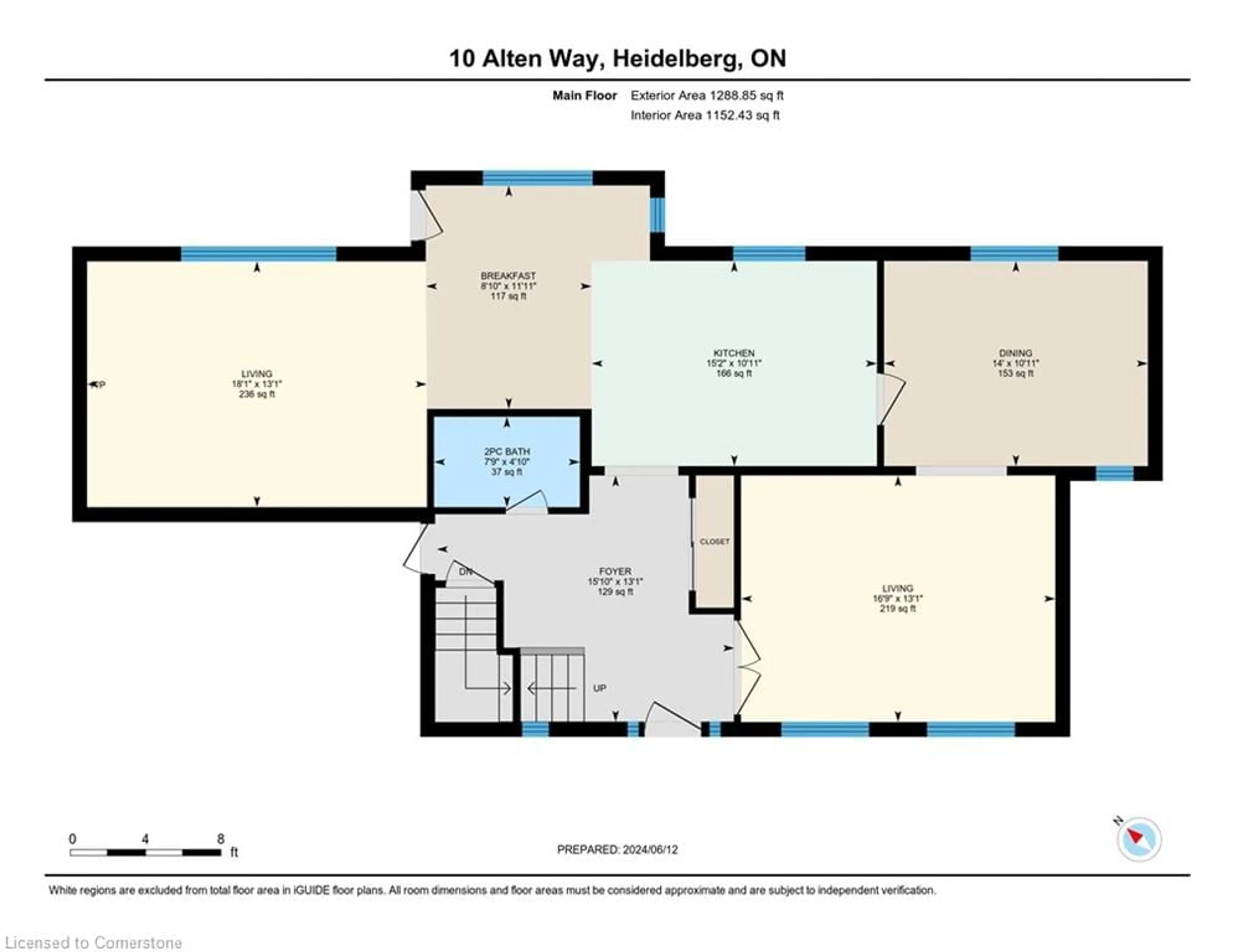 Floor plan for 10 Alten Way, Heidelberg Ontario N0B 2M1