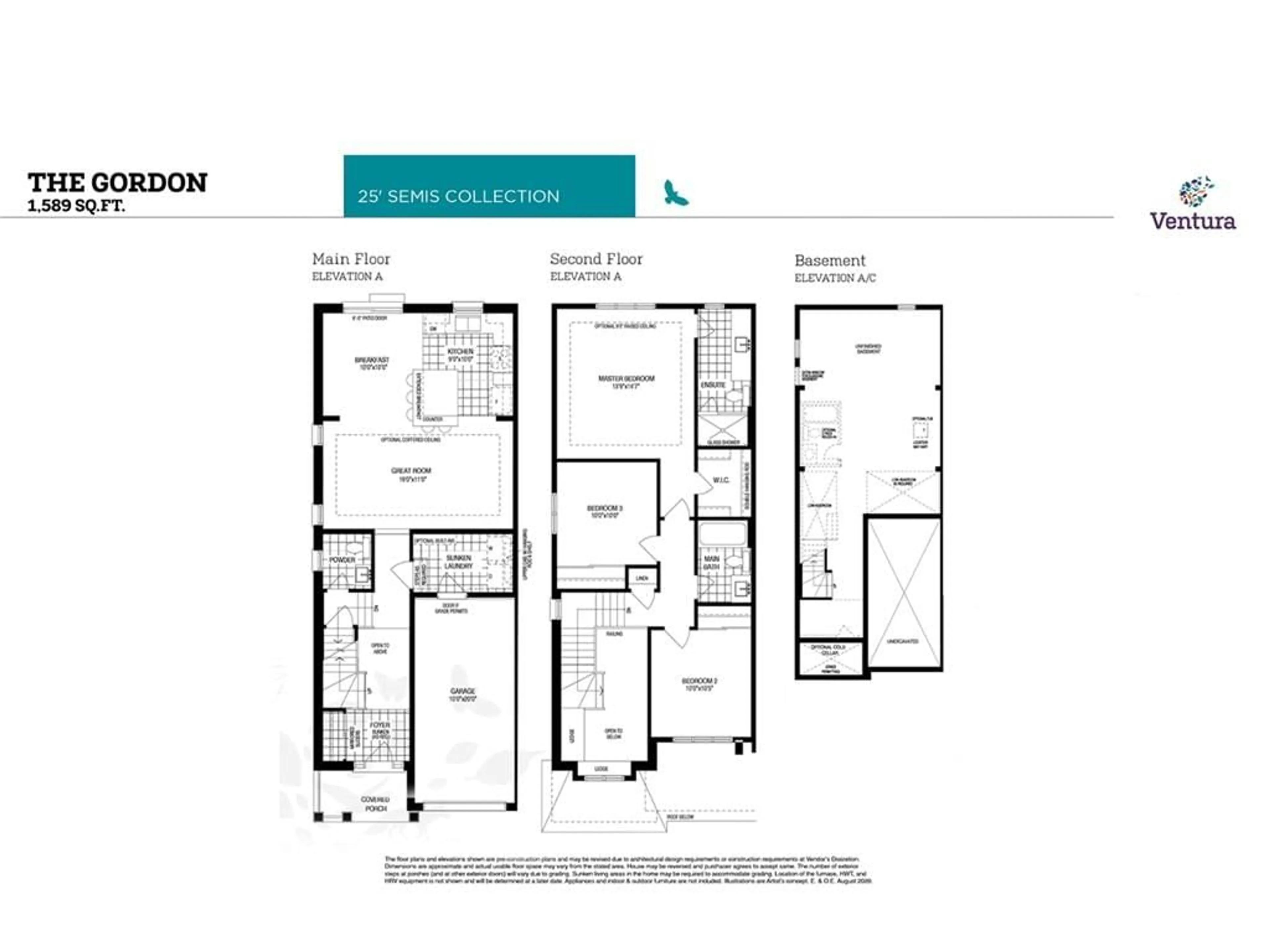 Floor plan for 184 Durham Ave, Barrie Ontario L9J 0Z4