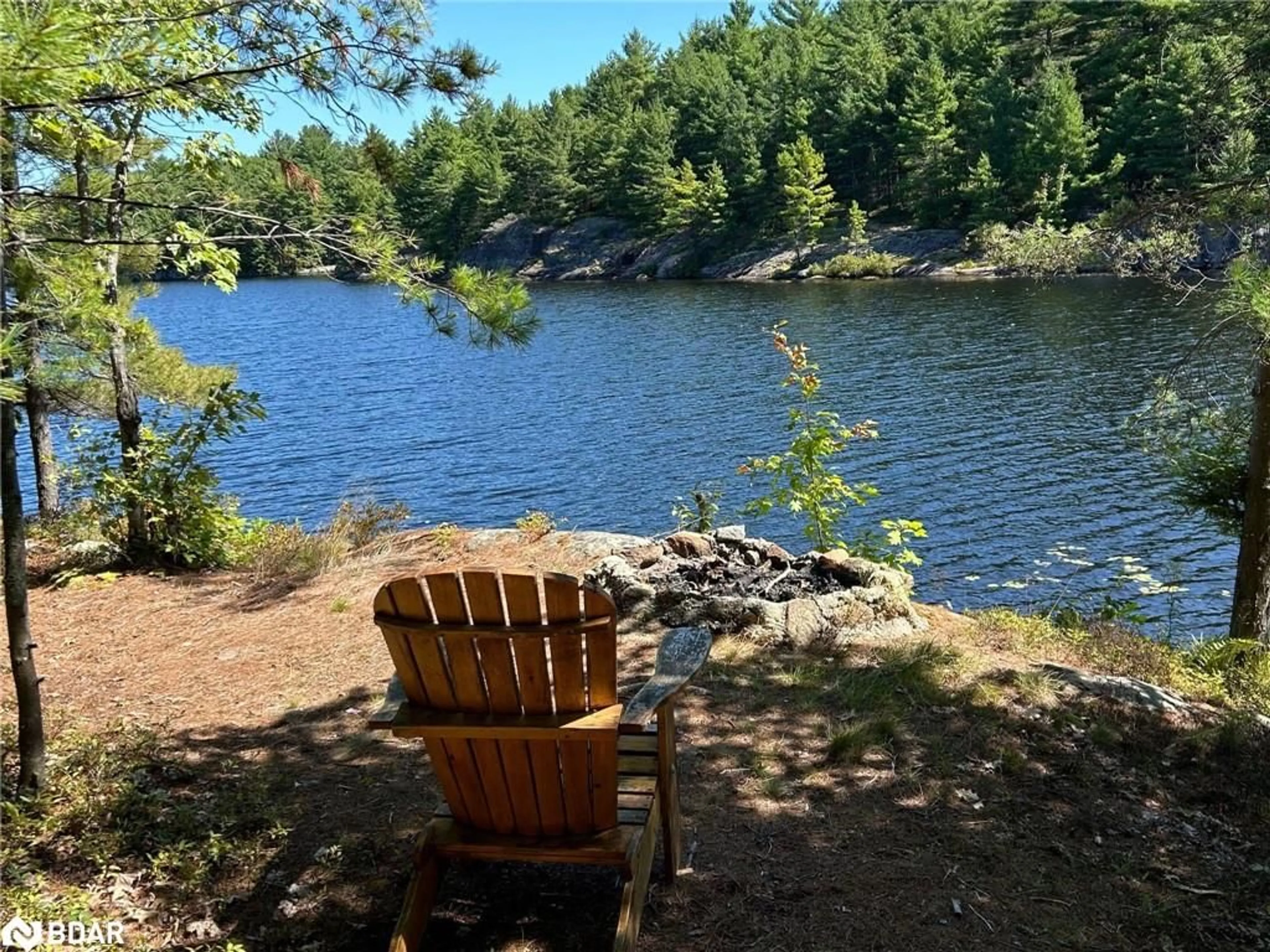 Patio, the view of lake or river for 431 Healey Lake Water Dr, The Archipelago Ontario P0G 1G0