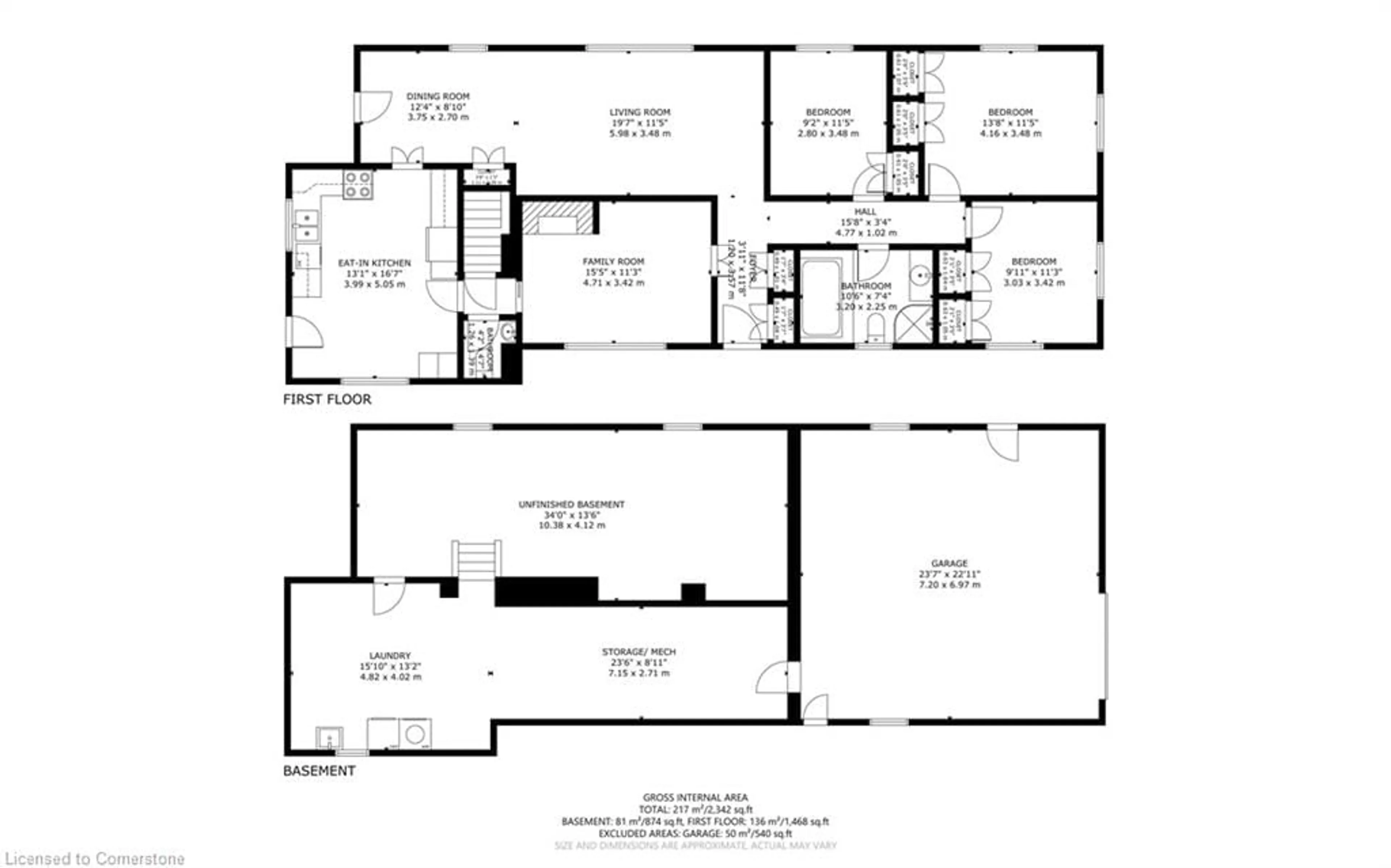 Floor plan for 126 Mccall Cres, Simcoe Ontario N3Y 2C9