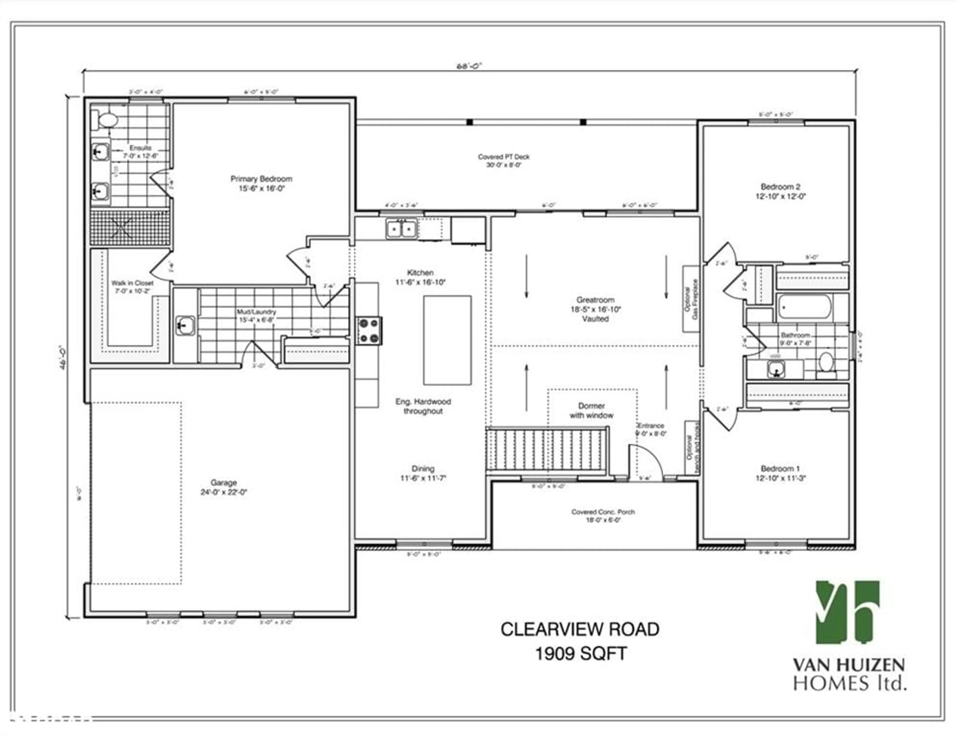 Floor plan for 00 Clearview Rd, Roslin Ontario K0K 2Y0