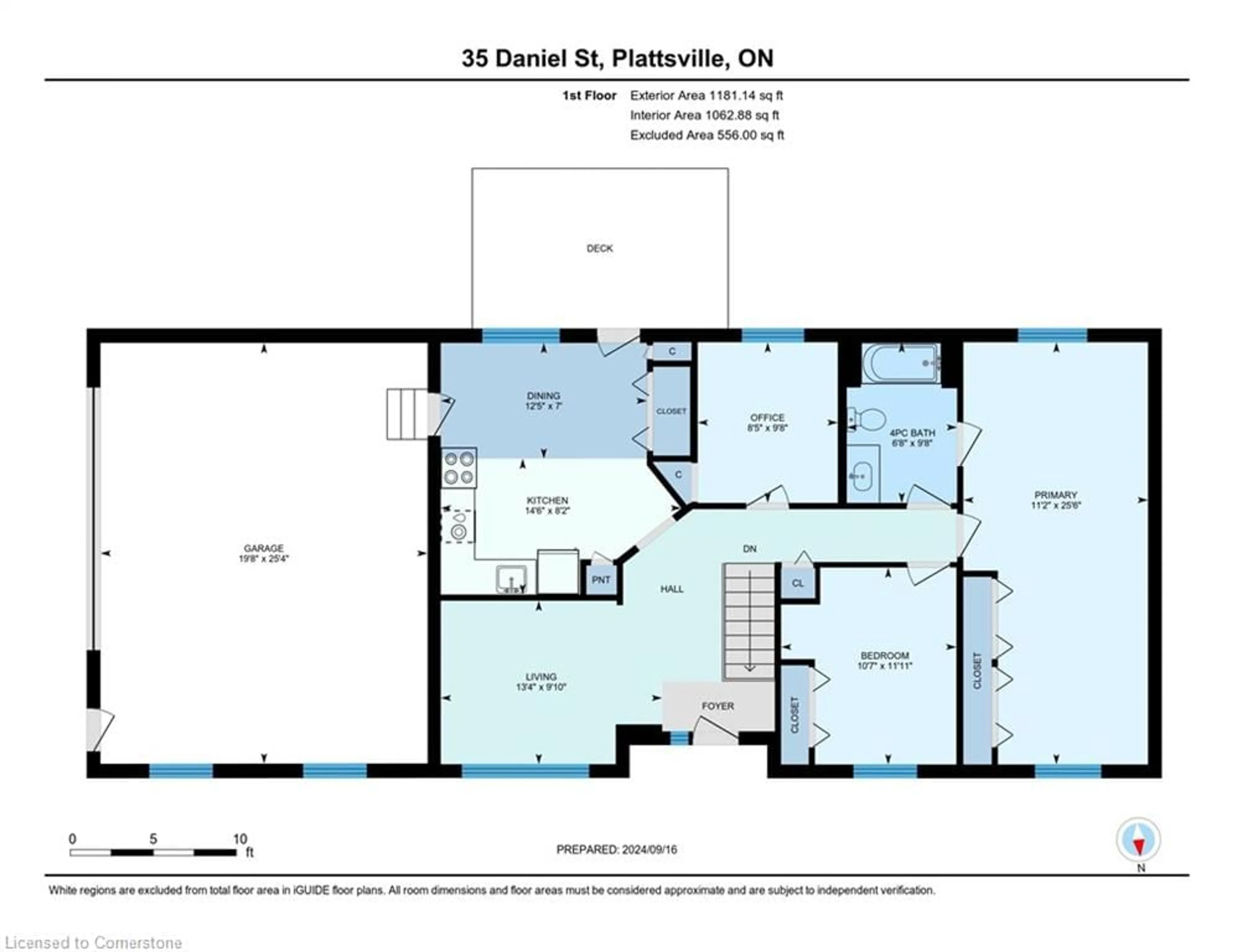 Floor plan for 35 Daniel St, Plattsville Ontario N0J 1S0