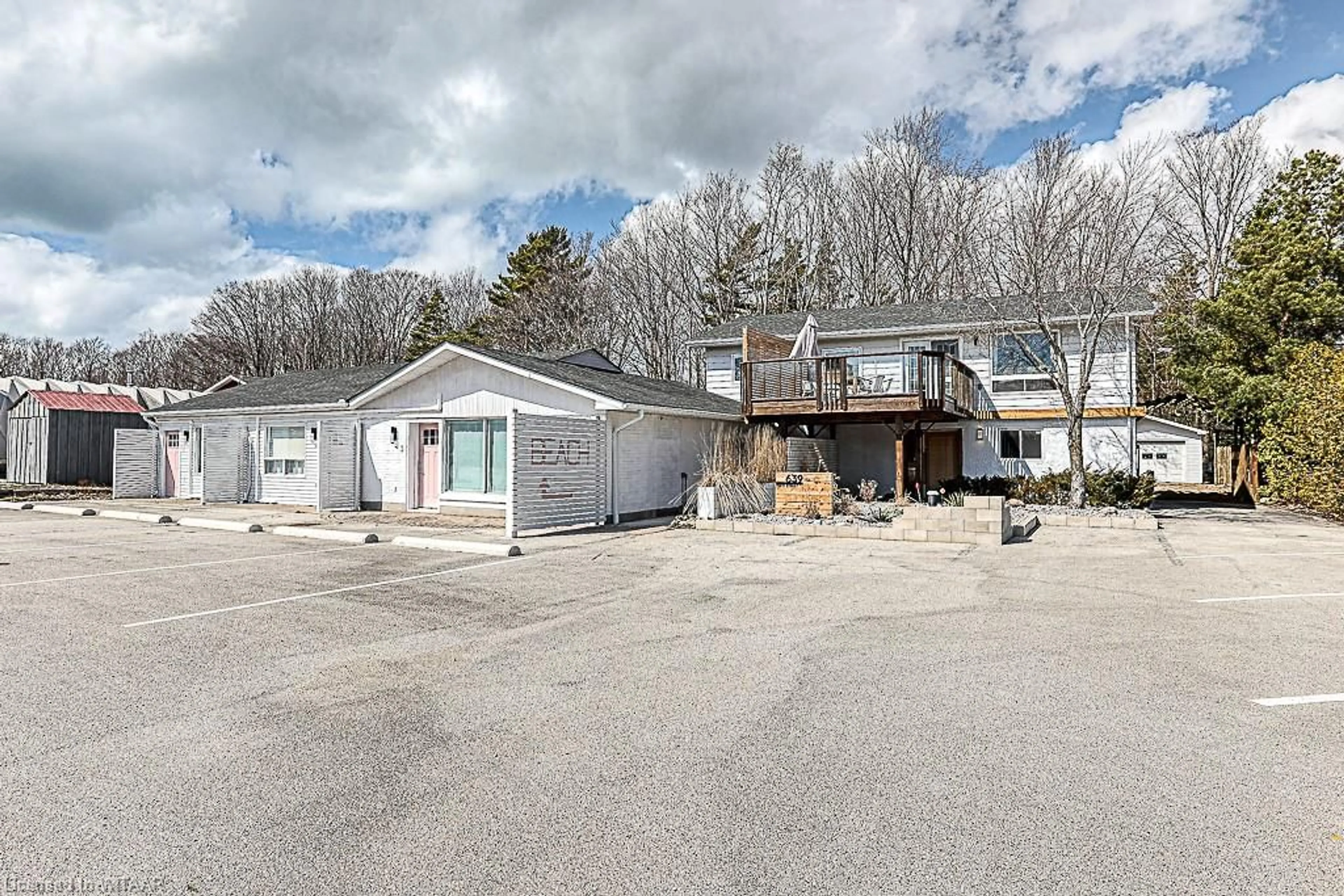 A pic from exterior of the house or condo, the street view for 639 Main St, Sauble Beach Ontario N0H 2G0