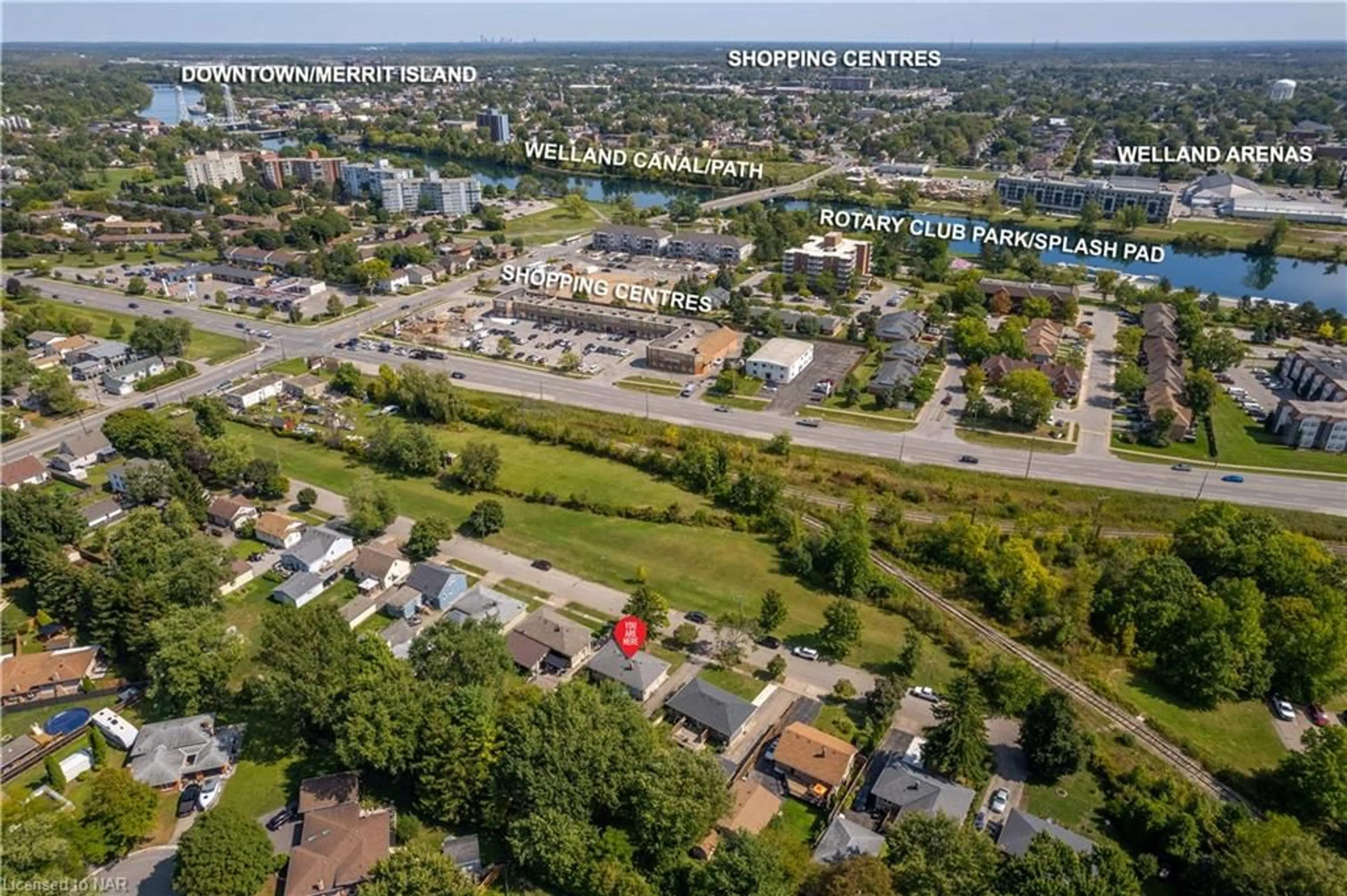 A pic from exterior of the house or condo, the street view for 19 Verne Ave, Welland Ontario L3C 1Z6