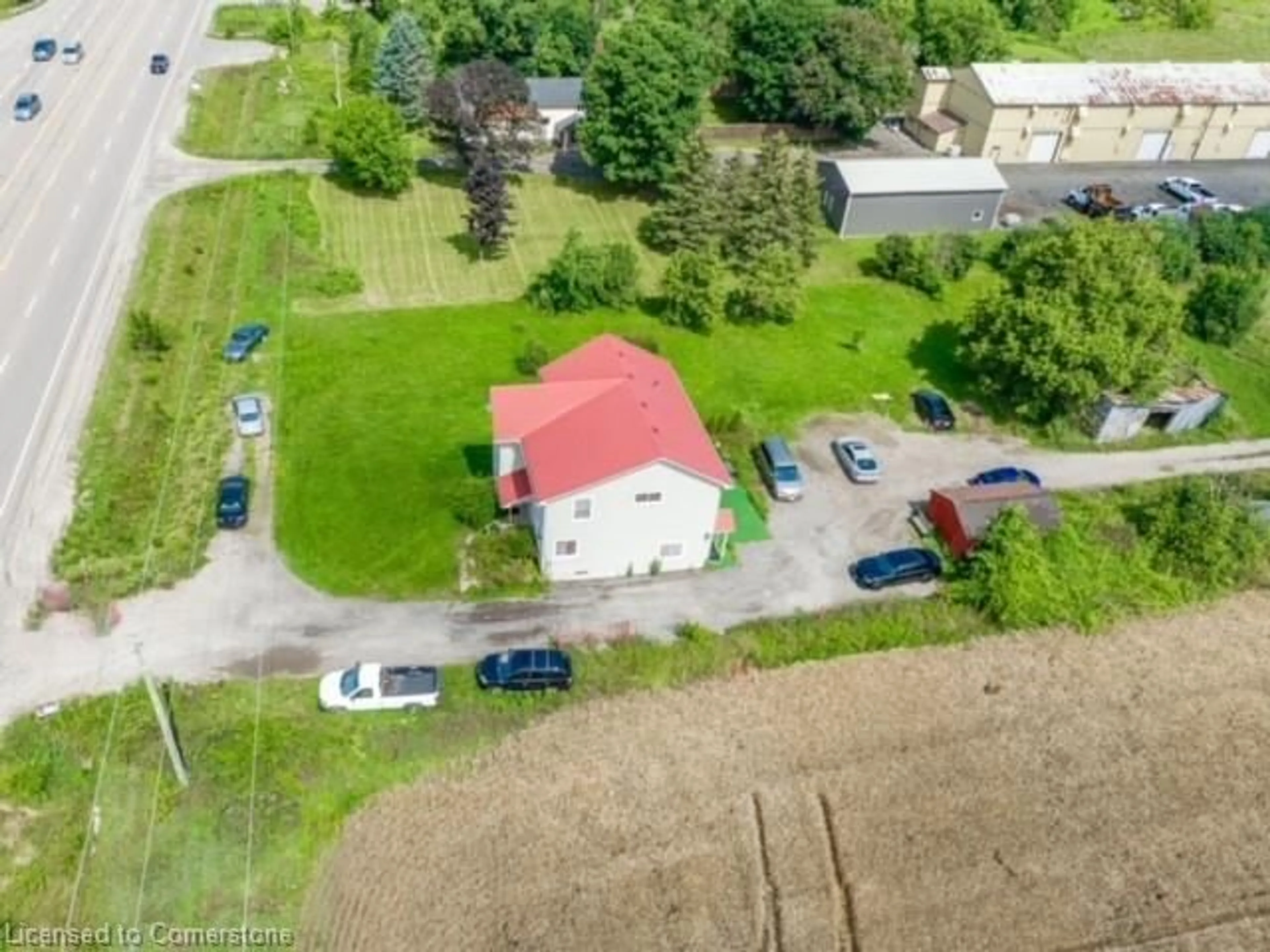 Frontside or backside of a home, the street view for 1388 Highway No. 6, Flamborough Ontario L8N 2Z7