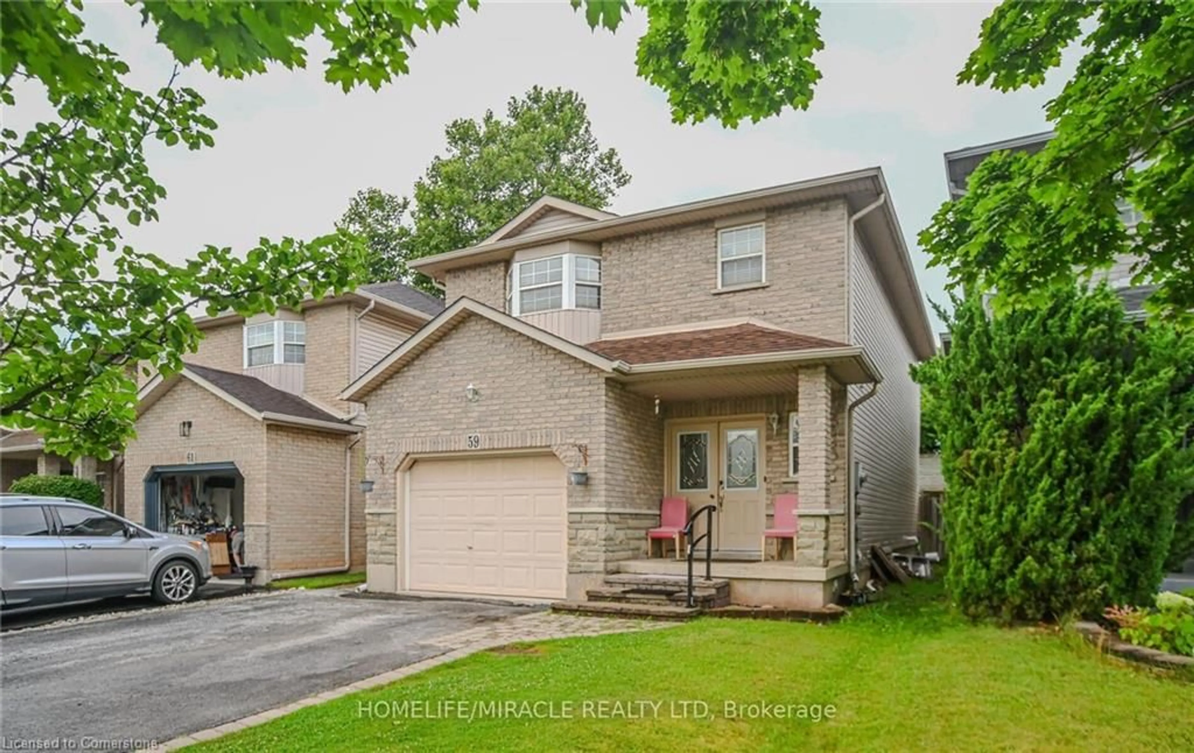 Frontside or backside of a home, cottage for 59 Kendrick Crt, Hamilton Ontario L9G 5A5