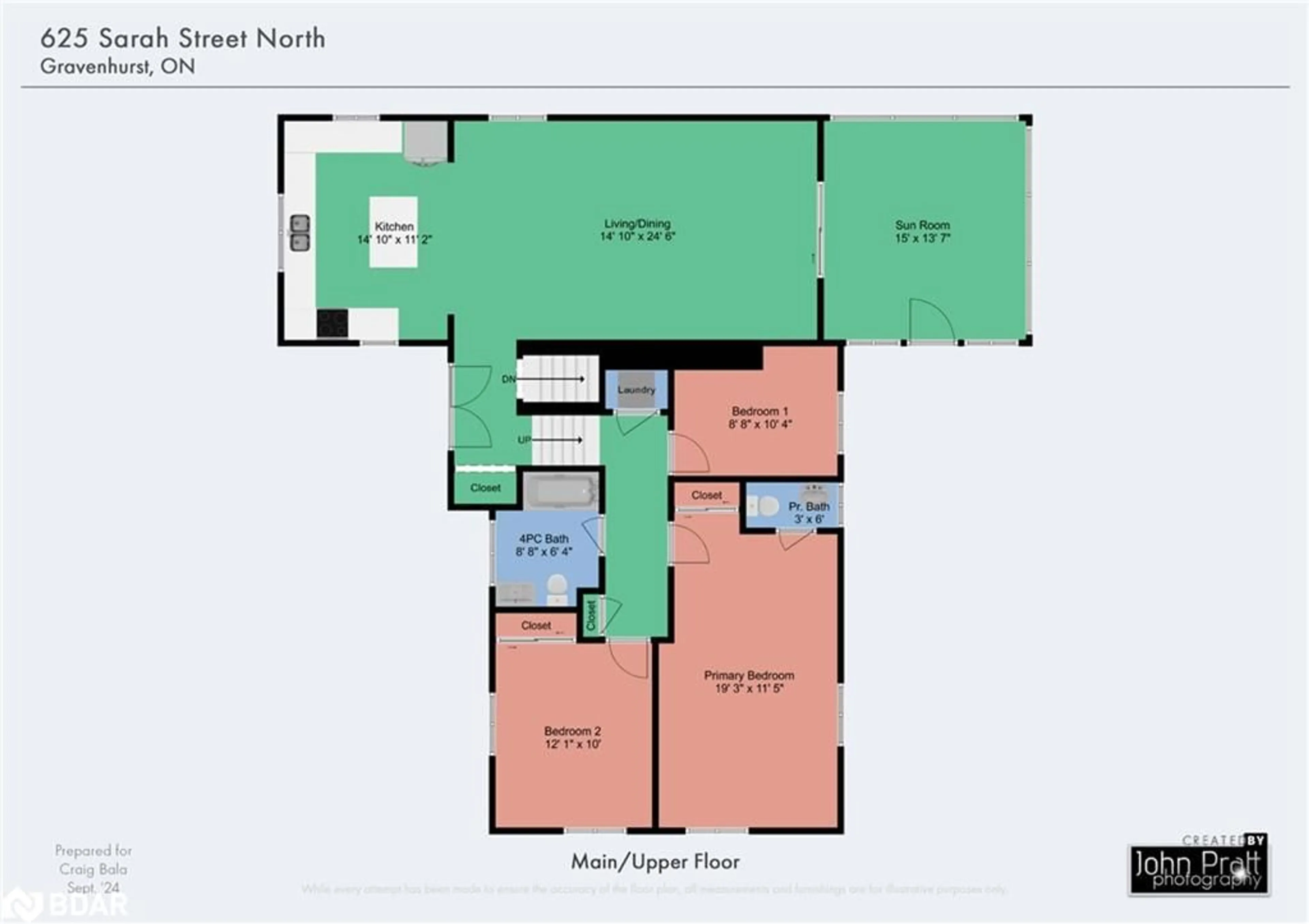 Floor plan for 625 Sarah St, Gravenhurst Ontario P1P 1E9