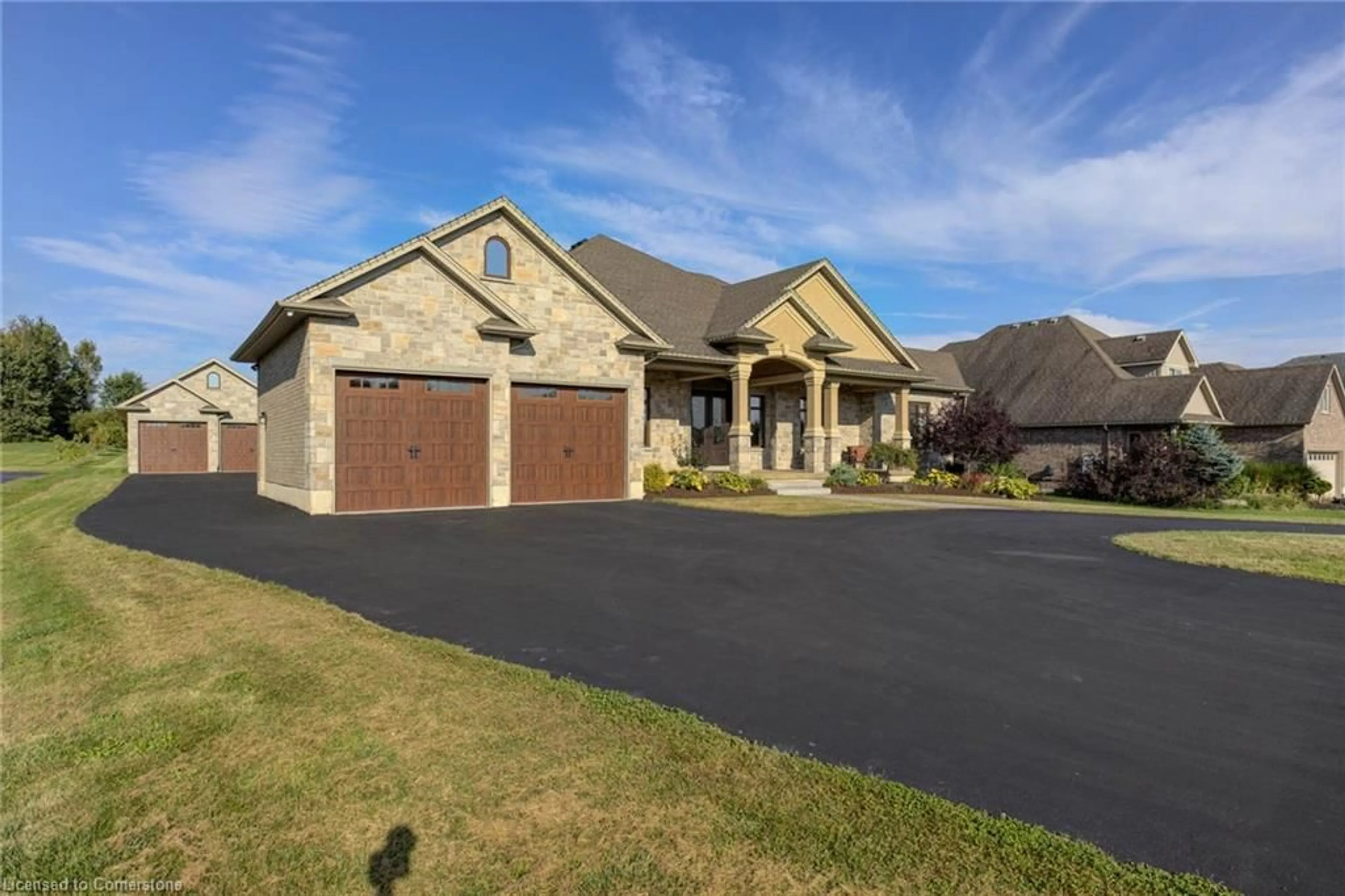 Frontside or backside of a home, the street view for 1123 Notre Dame Dr, Petersburg Ontario N0B 2H0