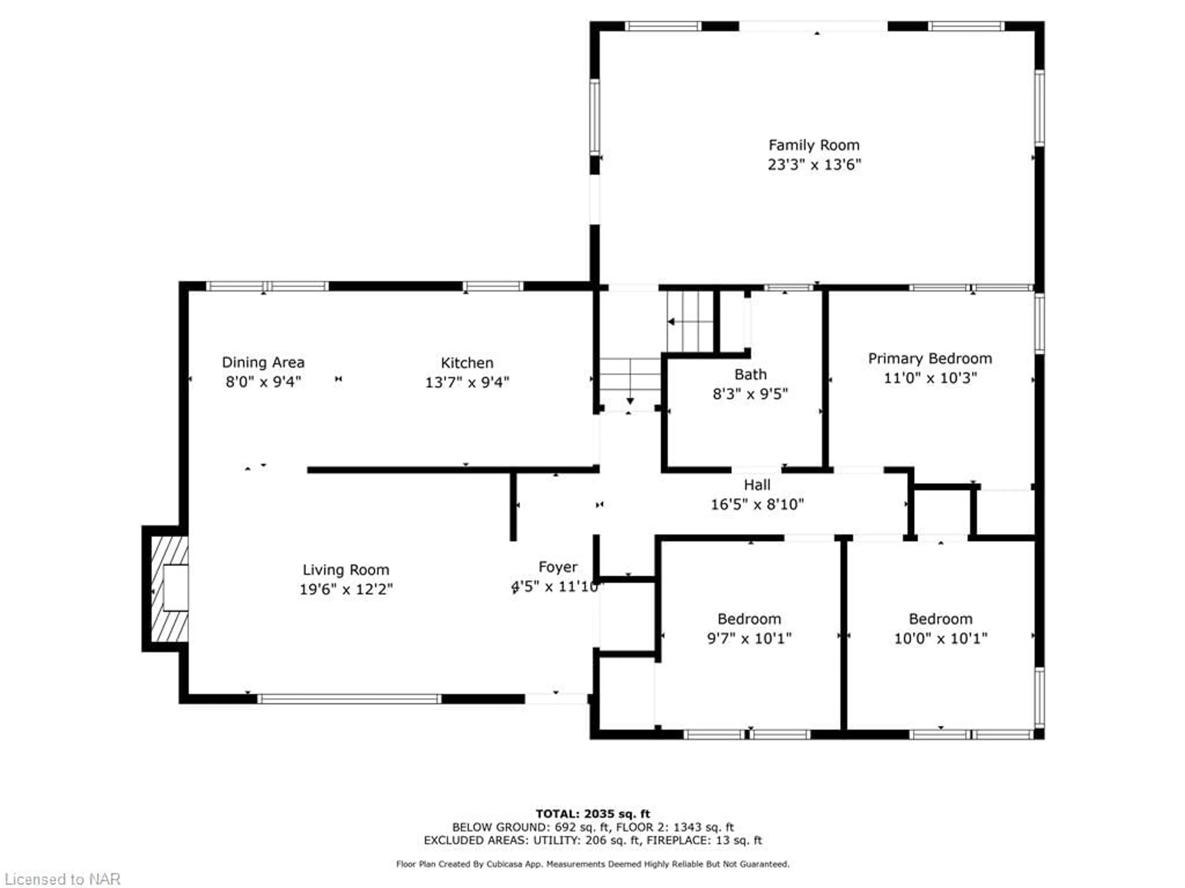 Floor plan for 8791 Parliament Ave, Niagara Falls Ontario L2G 6R1