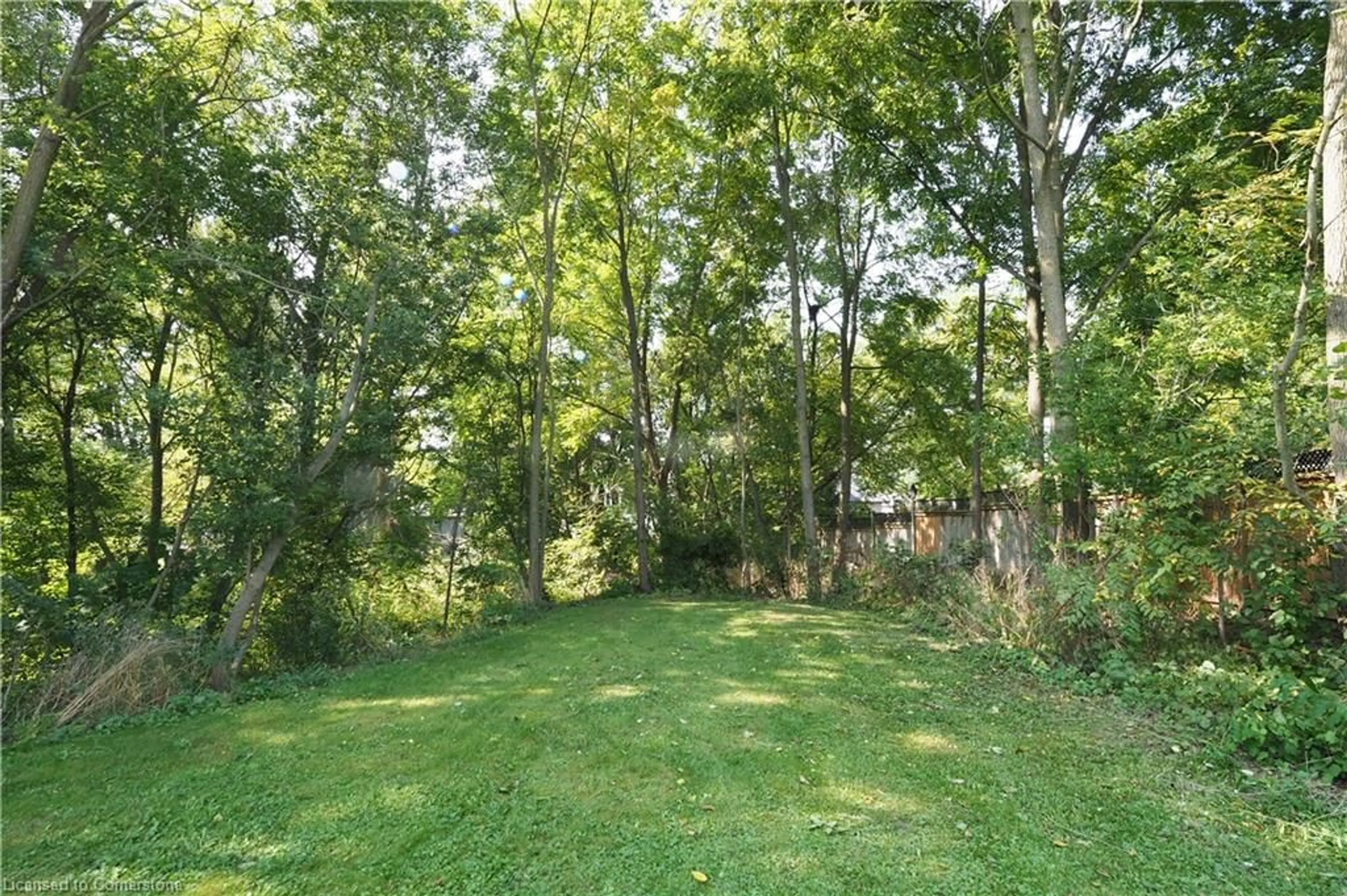 Patio, the fenced backyard for 150 Brewery St, Baden Ontario N3A 2S8