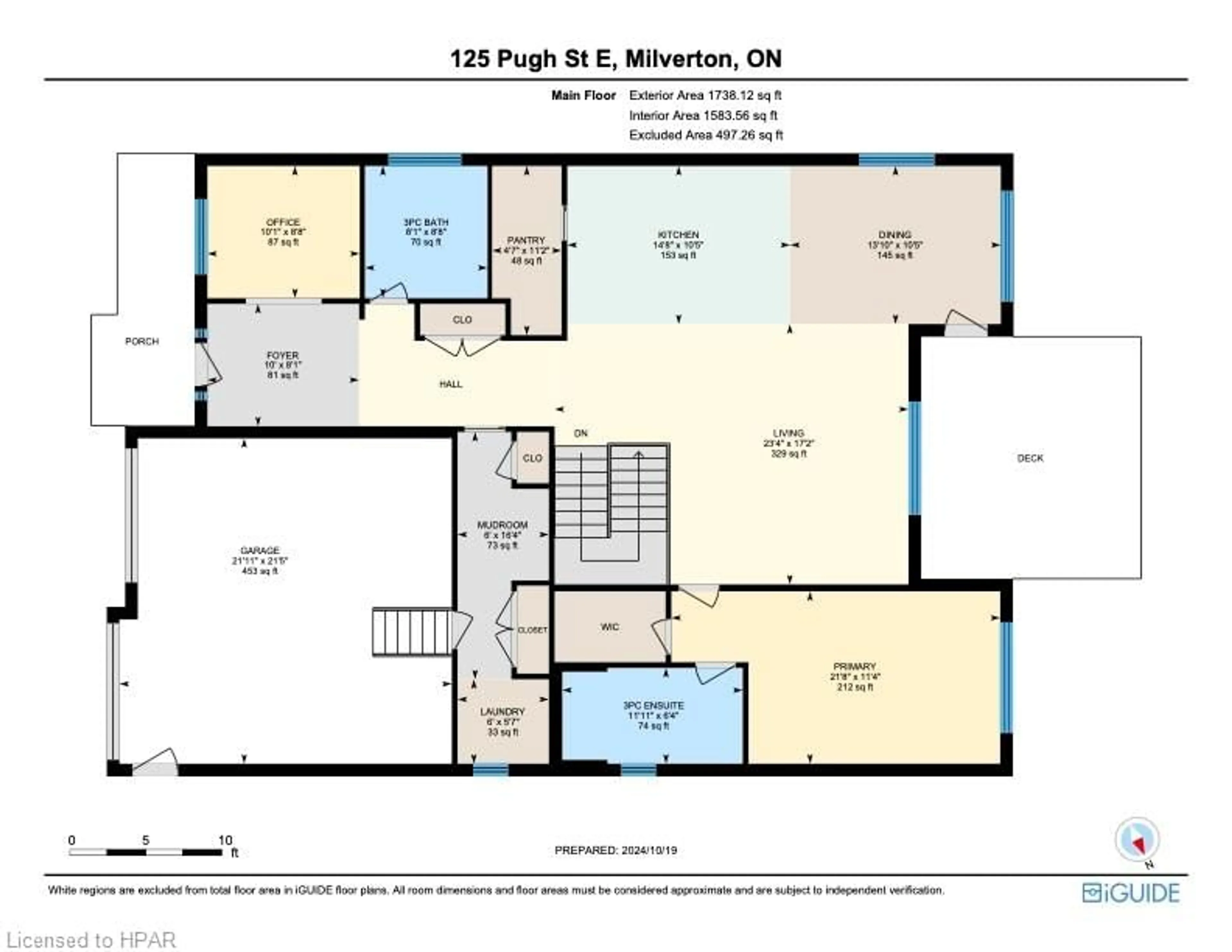 Floor plan for 125 Pugh Street, Milverton Ontario N0K 1M0