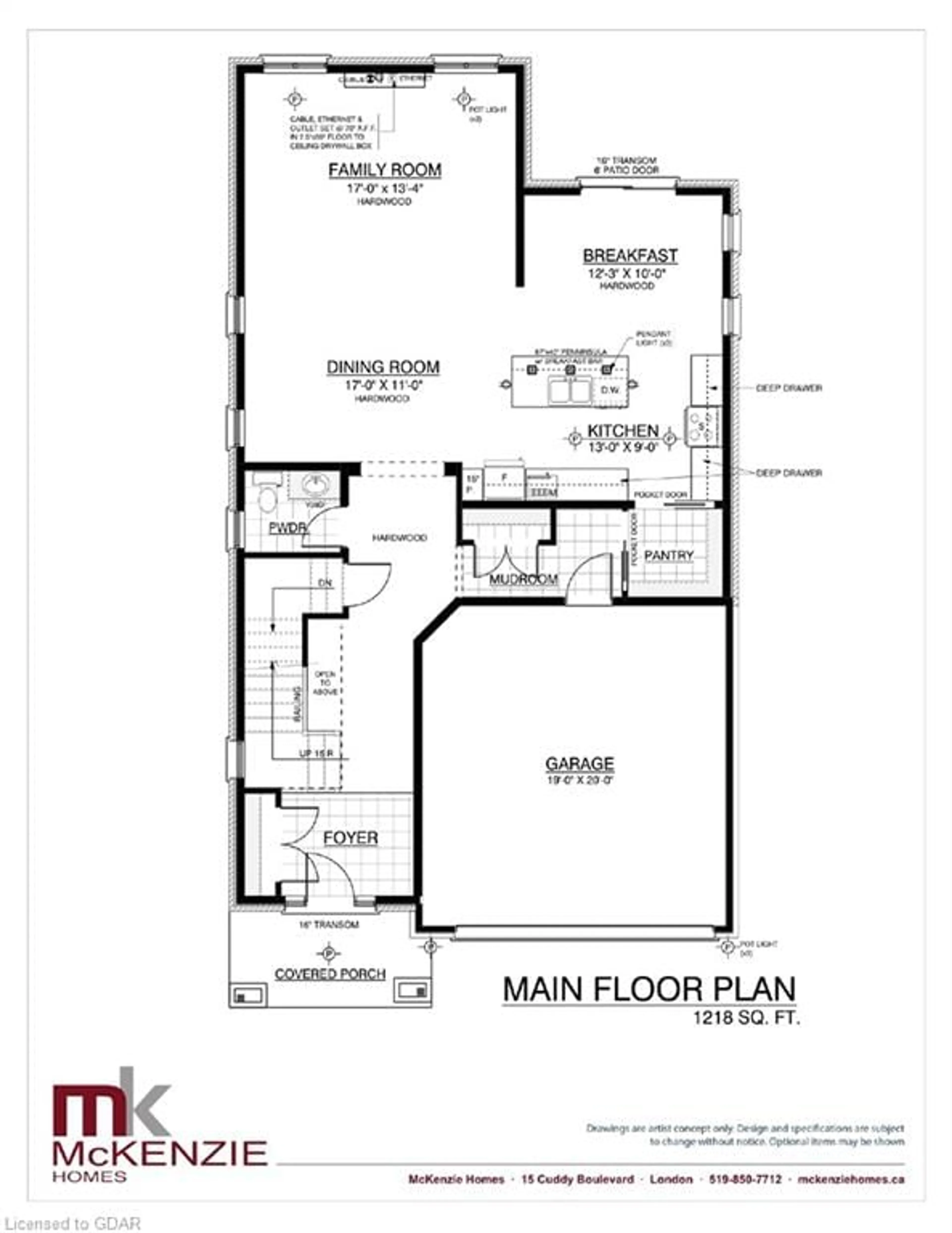 Floor plan for 2578 Buroak Dr, London Ontario N6G 5B6