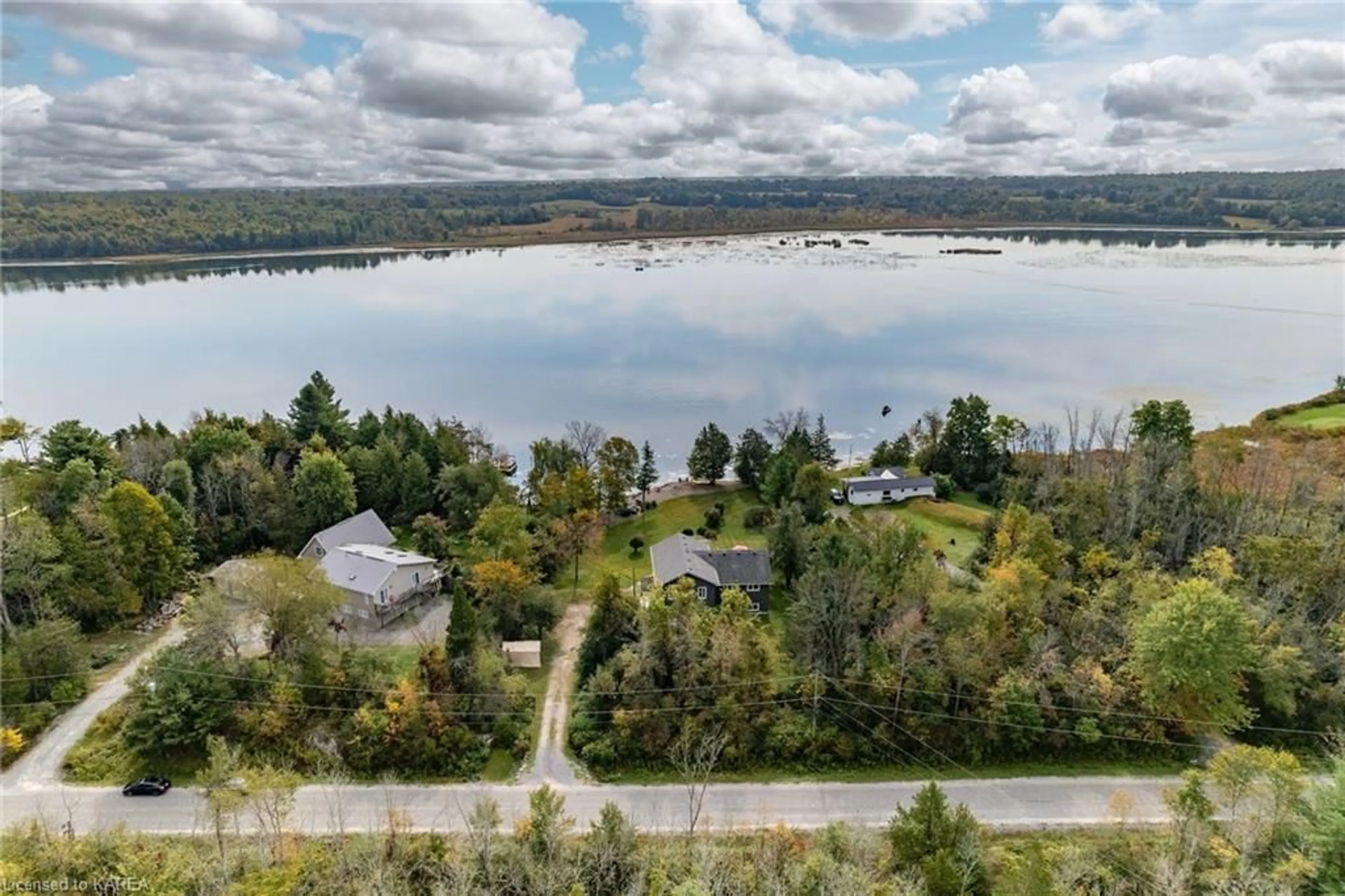 A pic from exterior of the house or condo, the view of lake or river for 2749 Lakefield Drive Dr, Inverary Ontario K0H 1X0