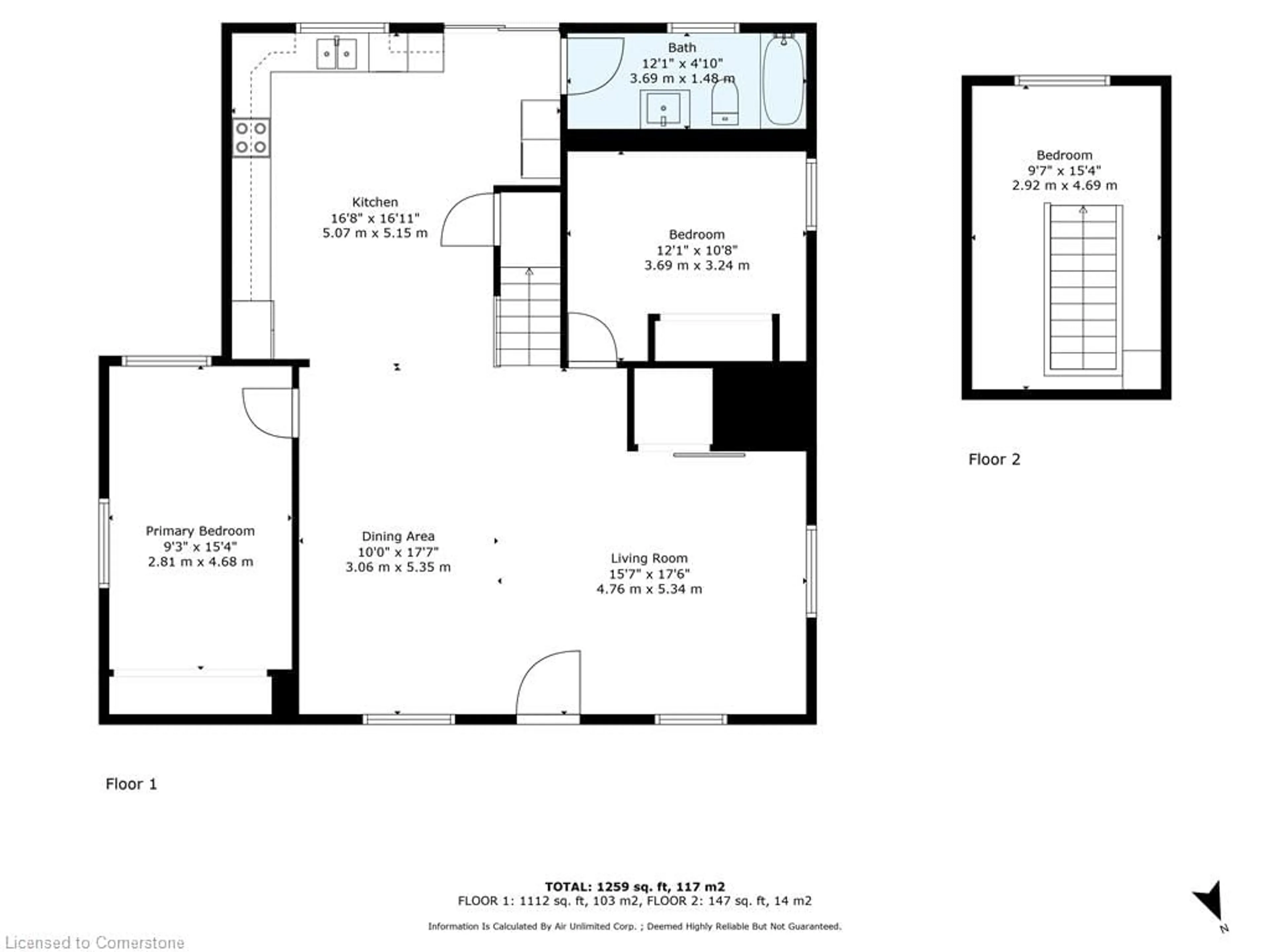 Floor plan for 20 Lydia St St, Jarvis Ontario N0A 1J0