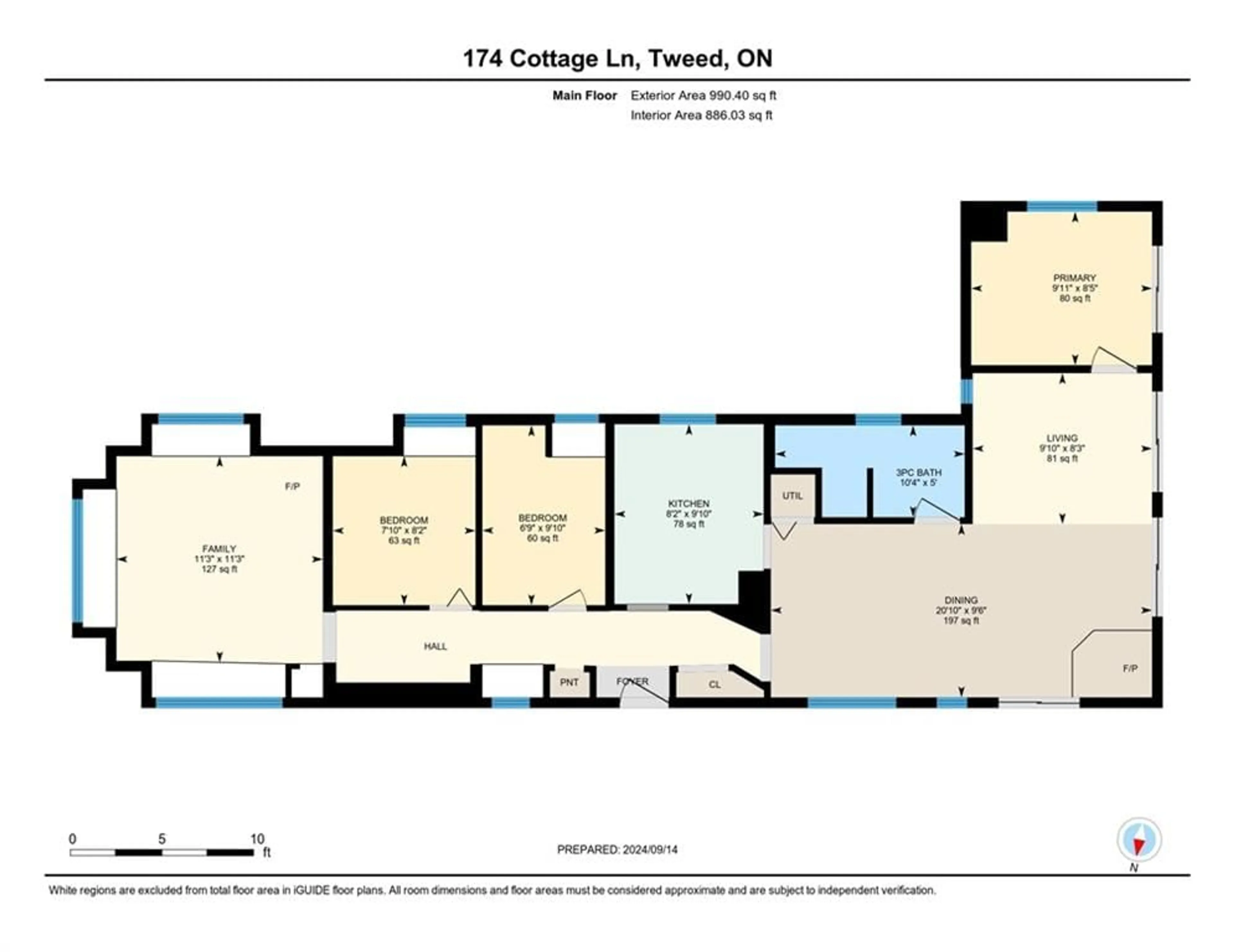 Floor plan for 174 Cottage Lane, Tweed Ontario K0K 3J0