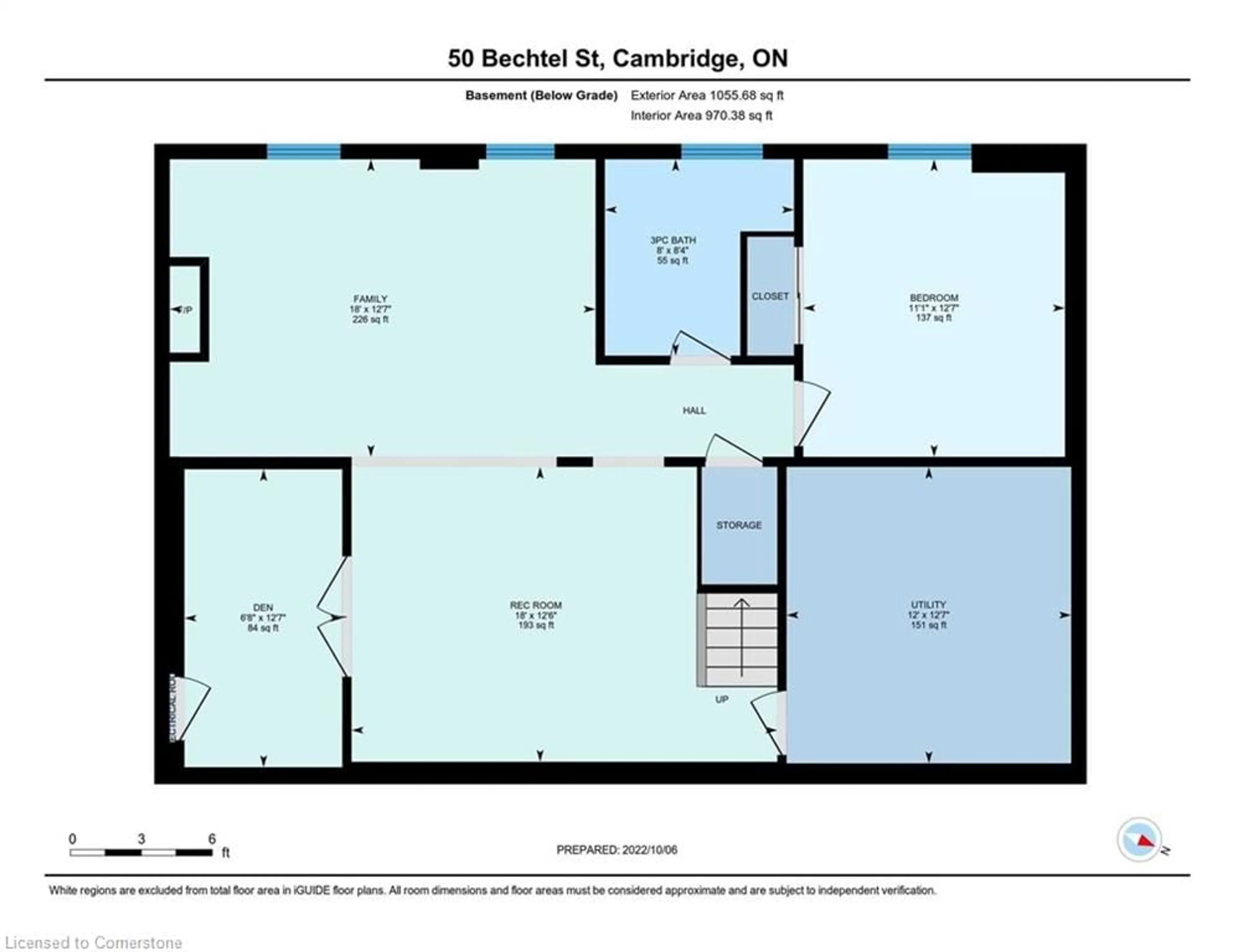 Floor plan for 50 Bechtel St, Cambridge Ontario N3C 3Y8