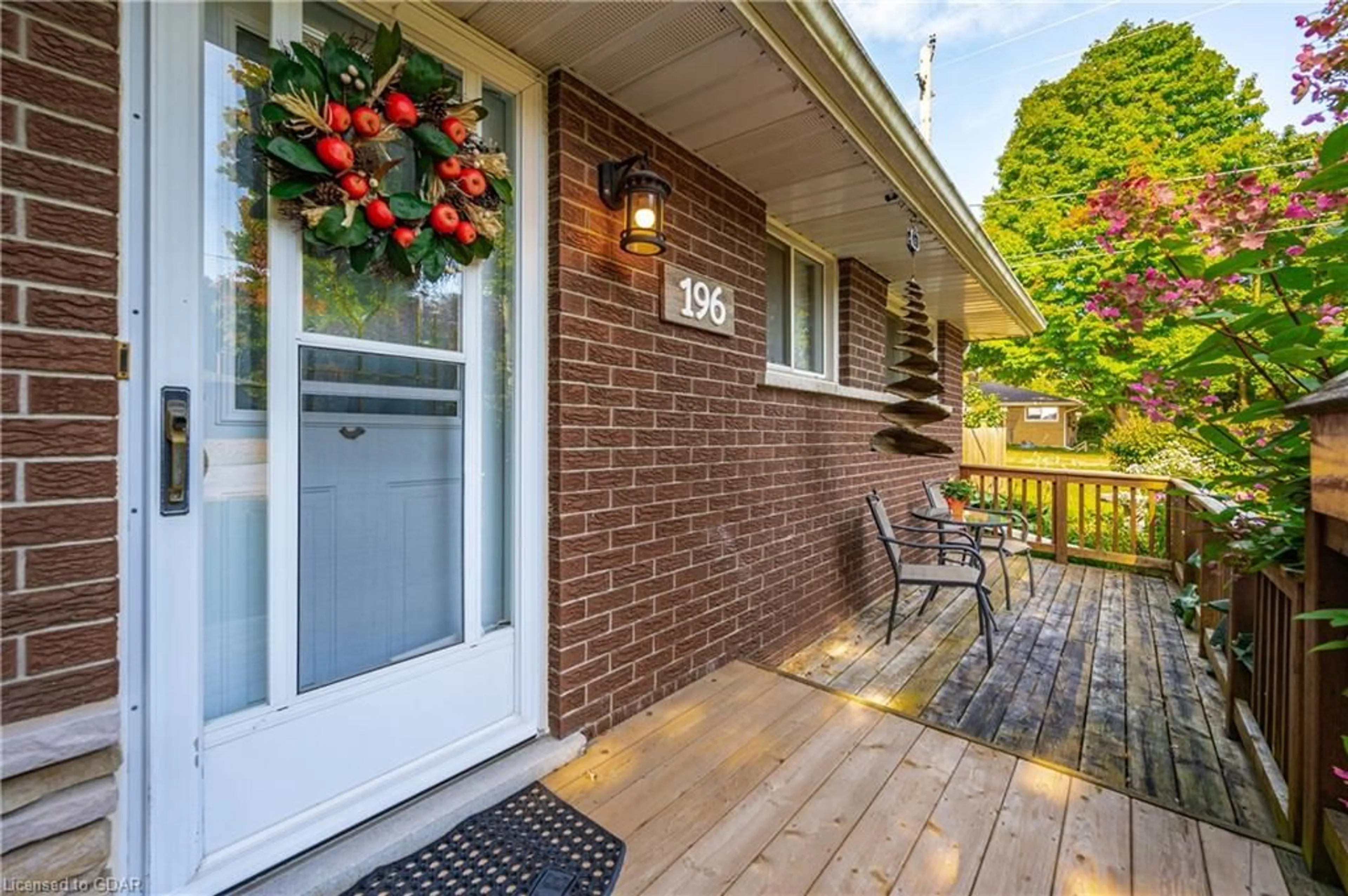 Patio, cottage for 196 John St, Elora Ontario N0B 1S0