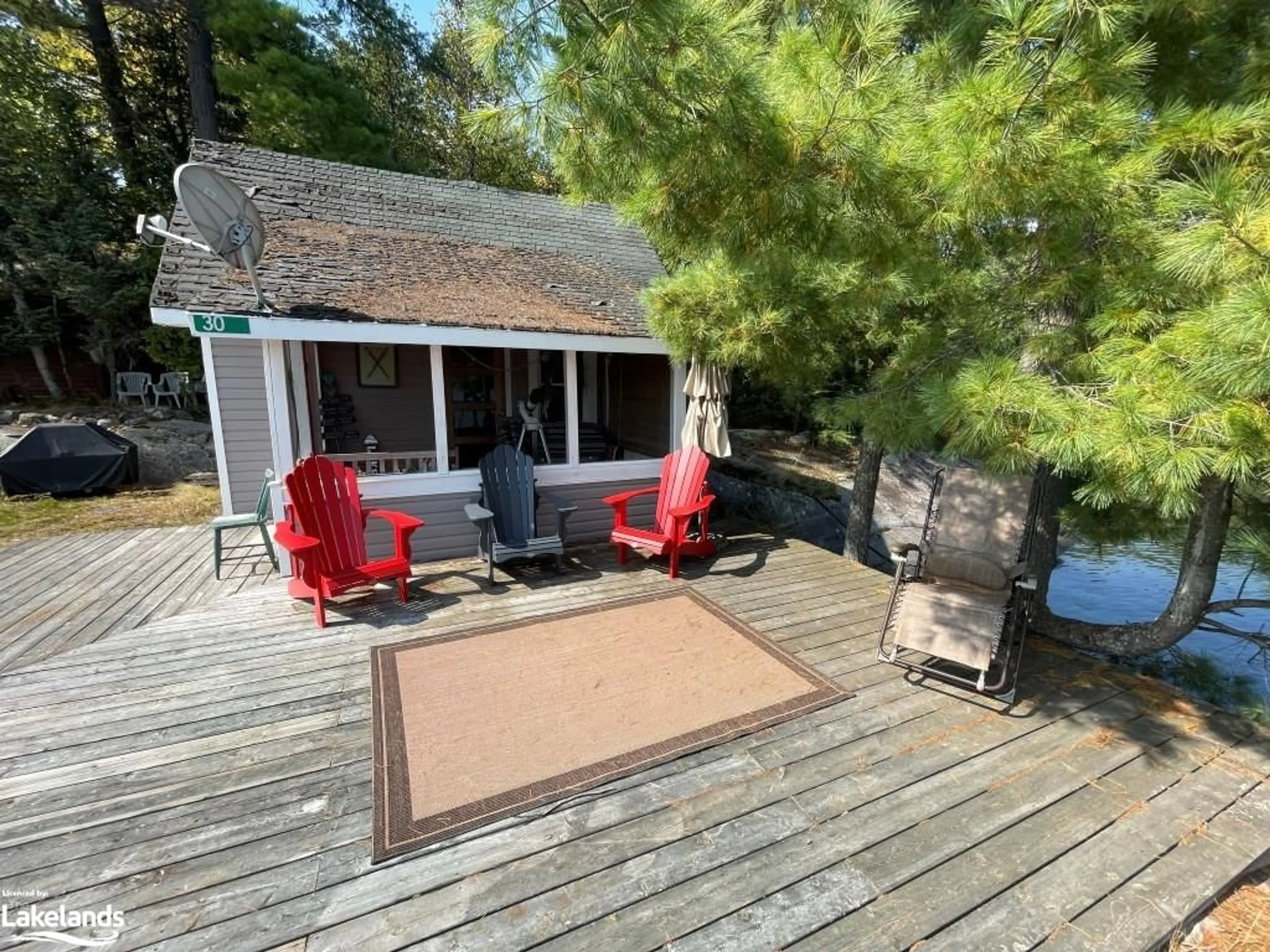 Patio, cottage for 30 Eighteen Mile Island, Noelville Ontario P0M 2N0