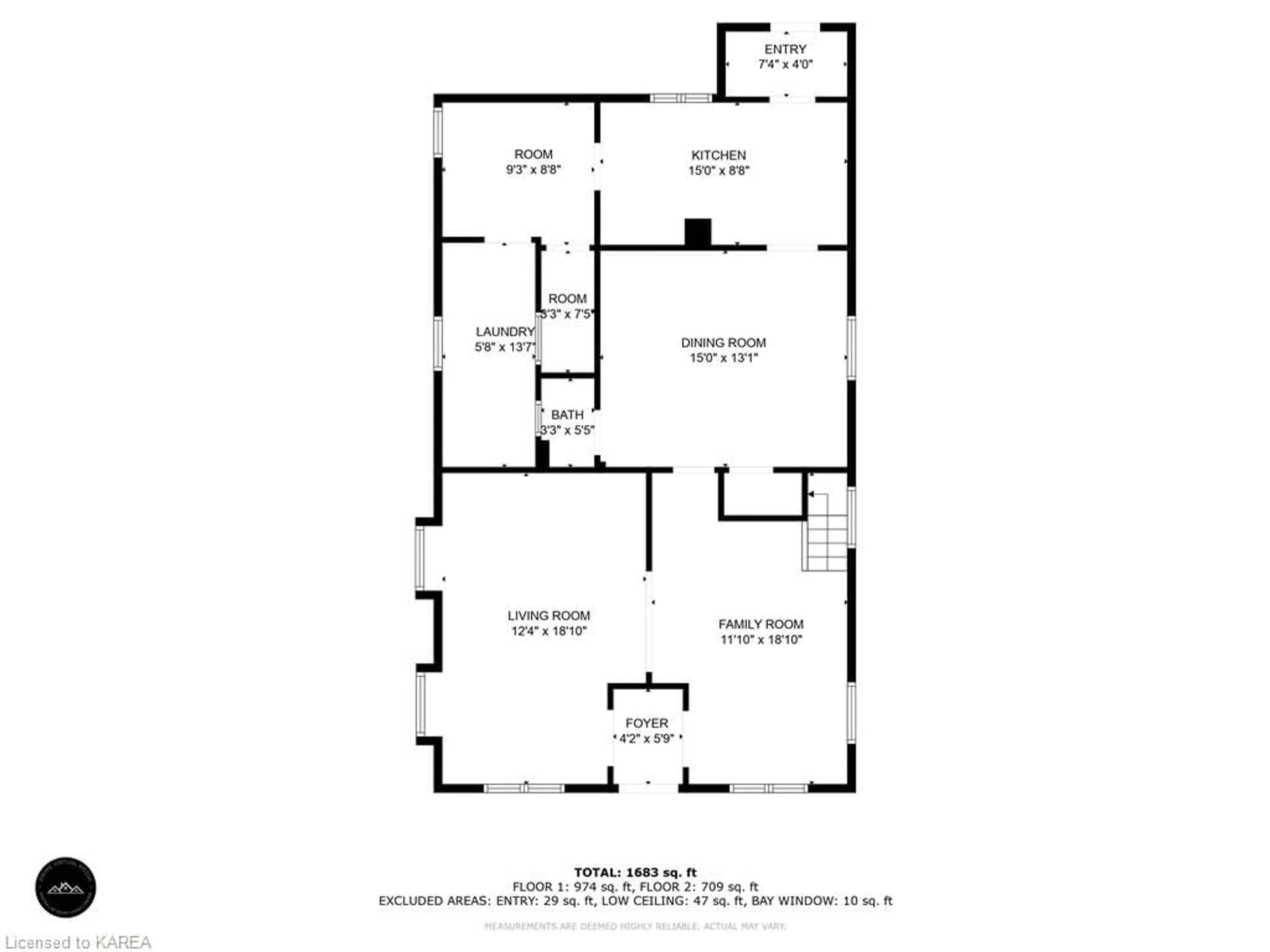 Floor plan for 174 John St, Napanee Ontario K7R 1R5