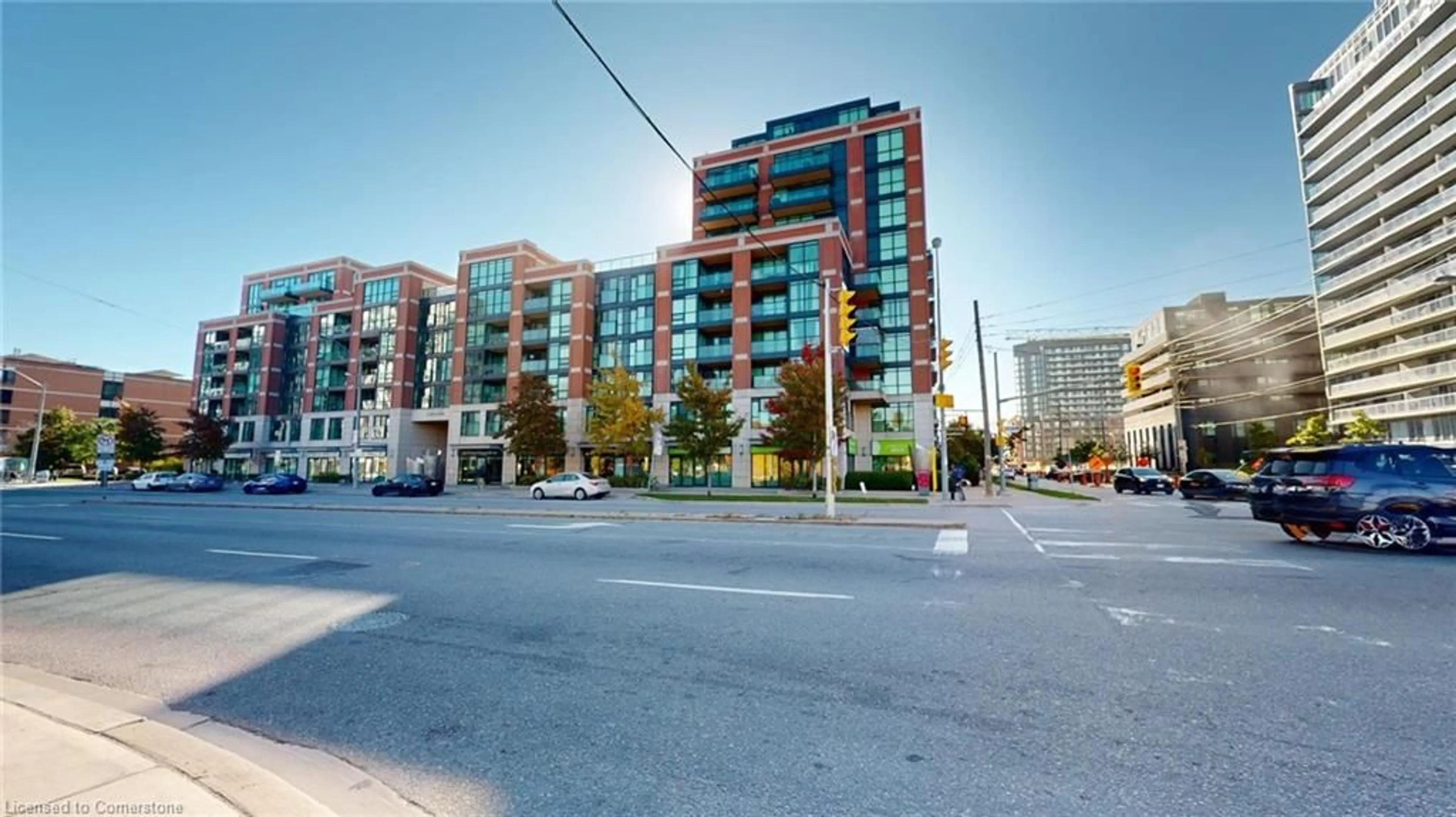 A pic from exterior of the house or condo, the street view for 525 Wilson Ave #206, Toronto Ontario M3H 0A7